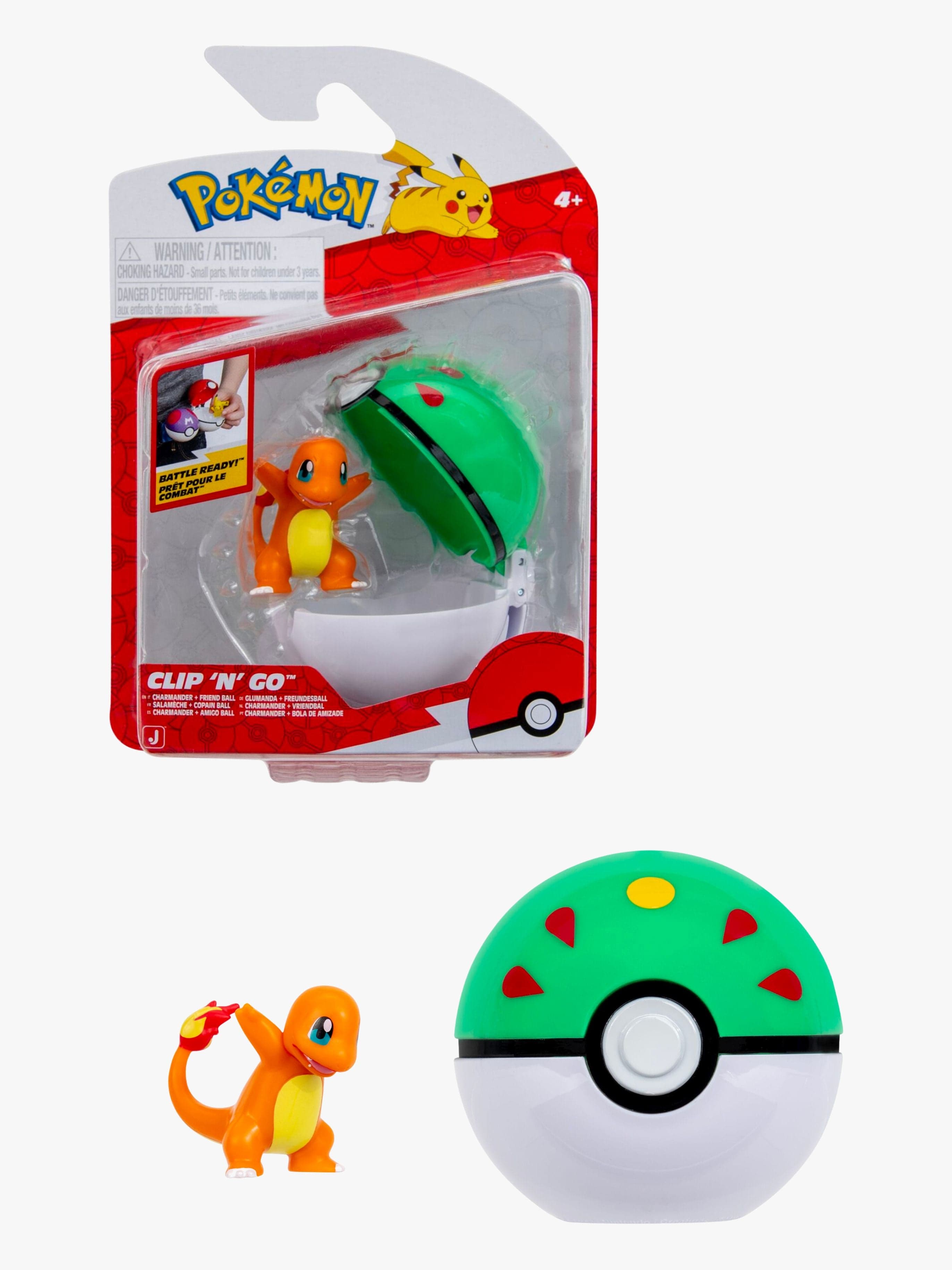Pokémon Leikkisetti Charmander + Friend Ball