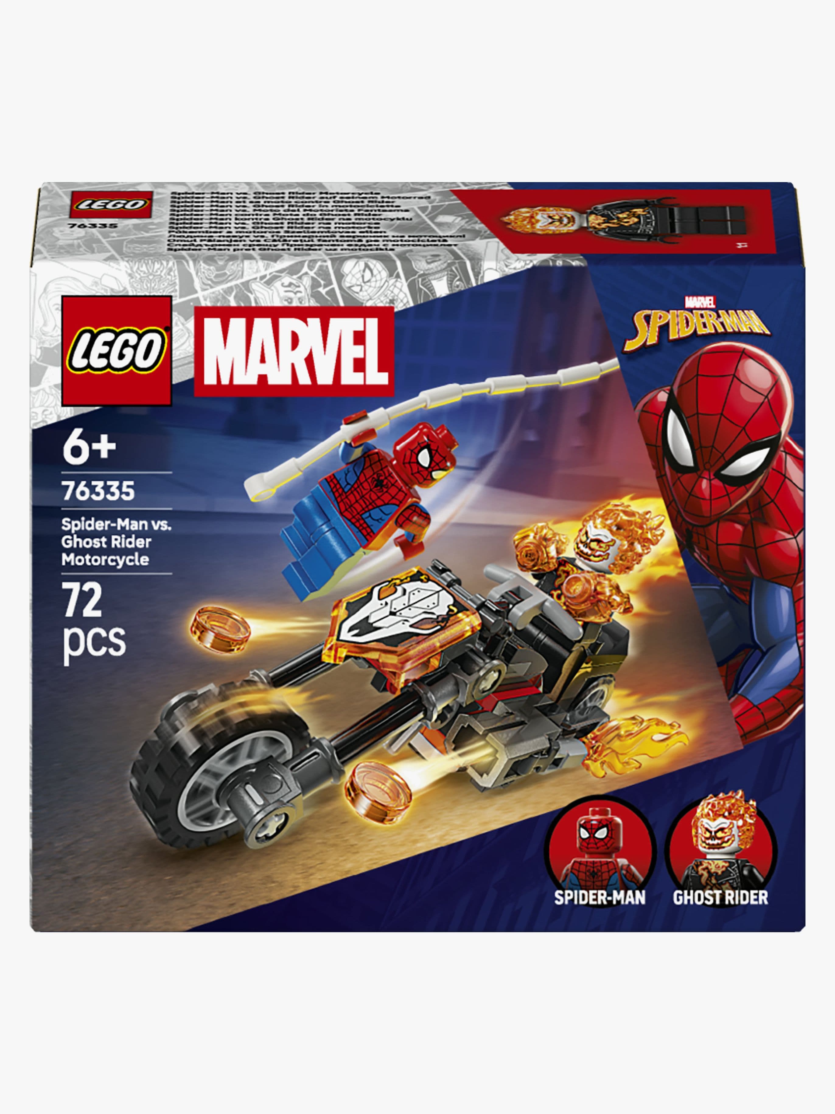 LEGO Super Heroes 76335 Spider-Man vastaan Aaveajajan moottoripyörä