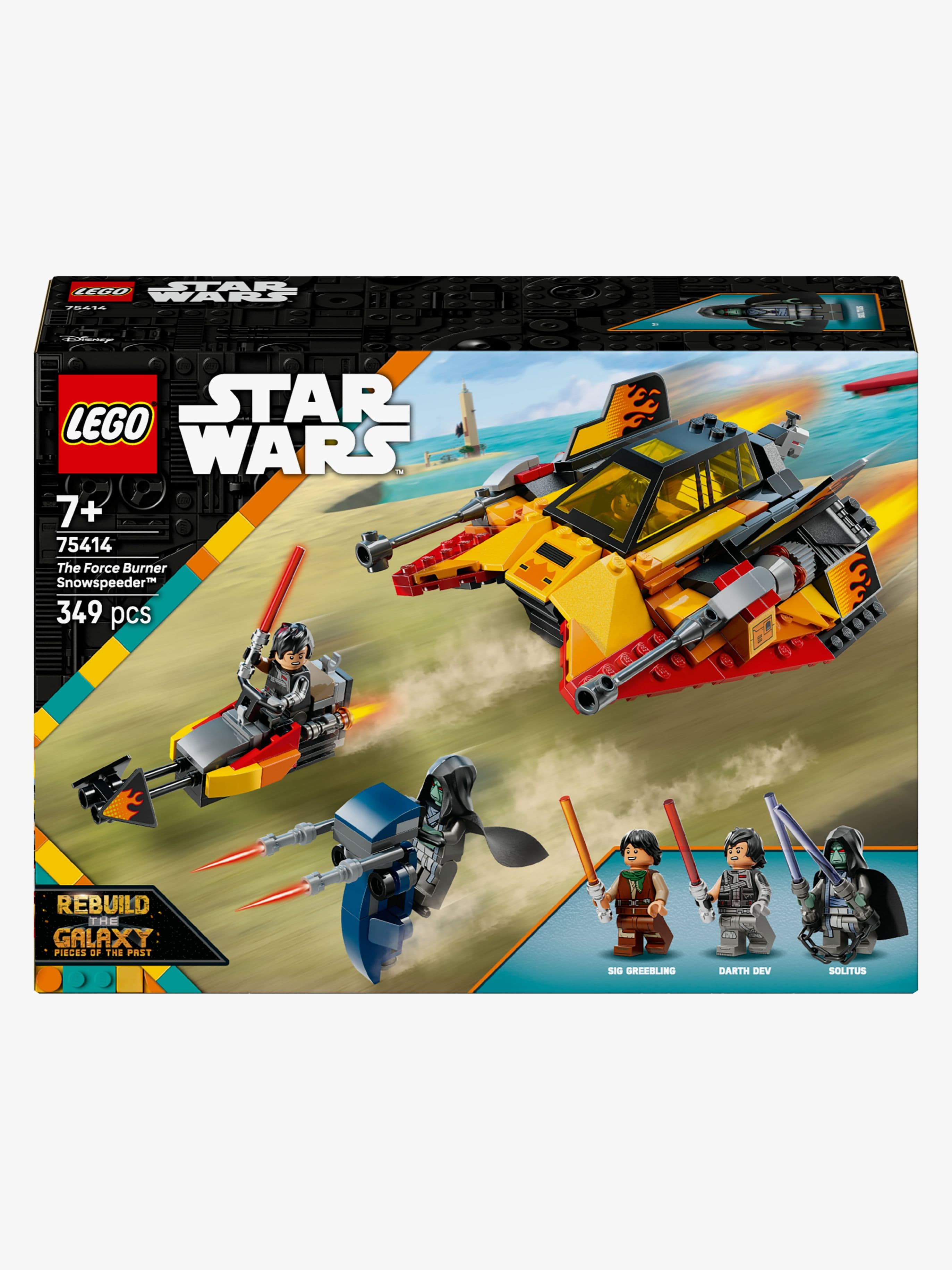 LEGO Star Wars 75414 Force Burner ‑lumikiituri