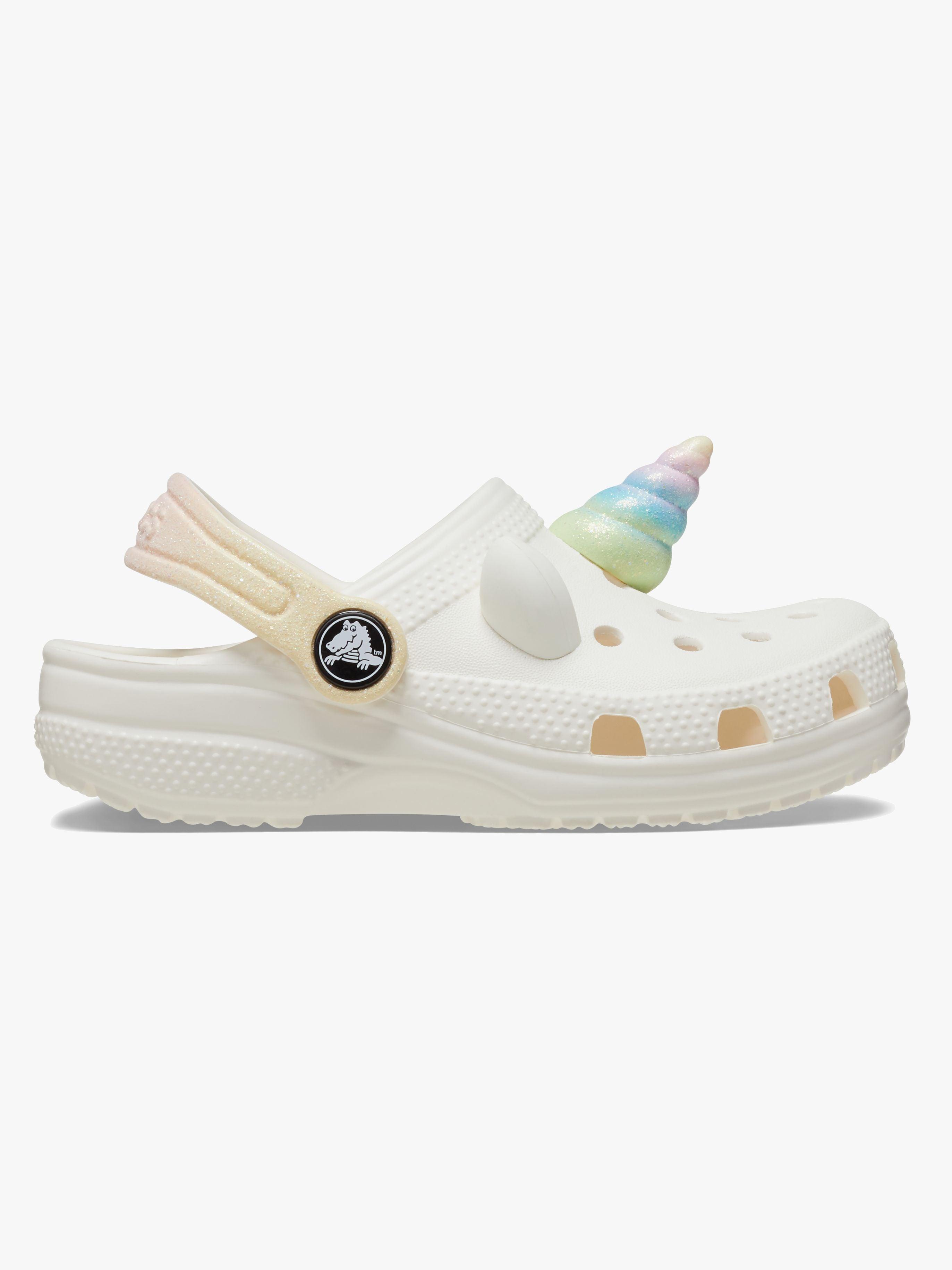 Crocs Classic IAM Rainbow Unicorn Kids Pistokkaat, Chalk, 19-20
