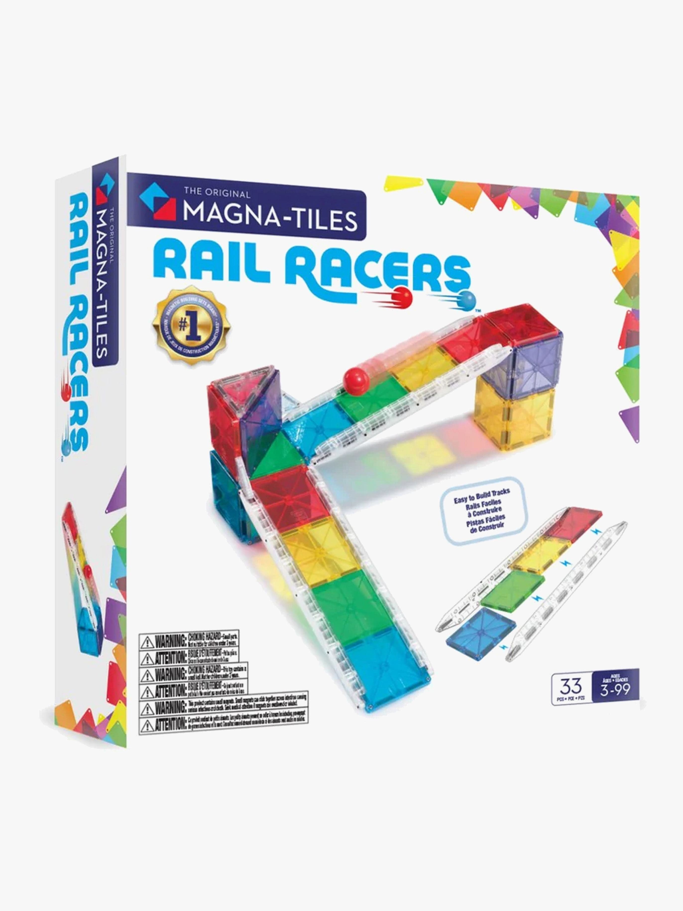 MAGNA-TILES Rail Racer Magneettiset Rakennuspalikat 33 Osaa