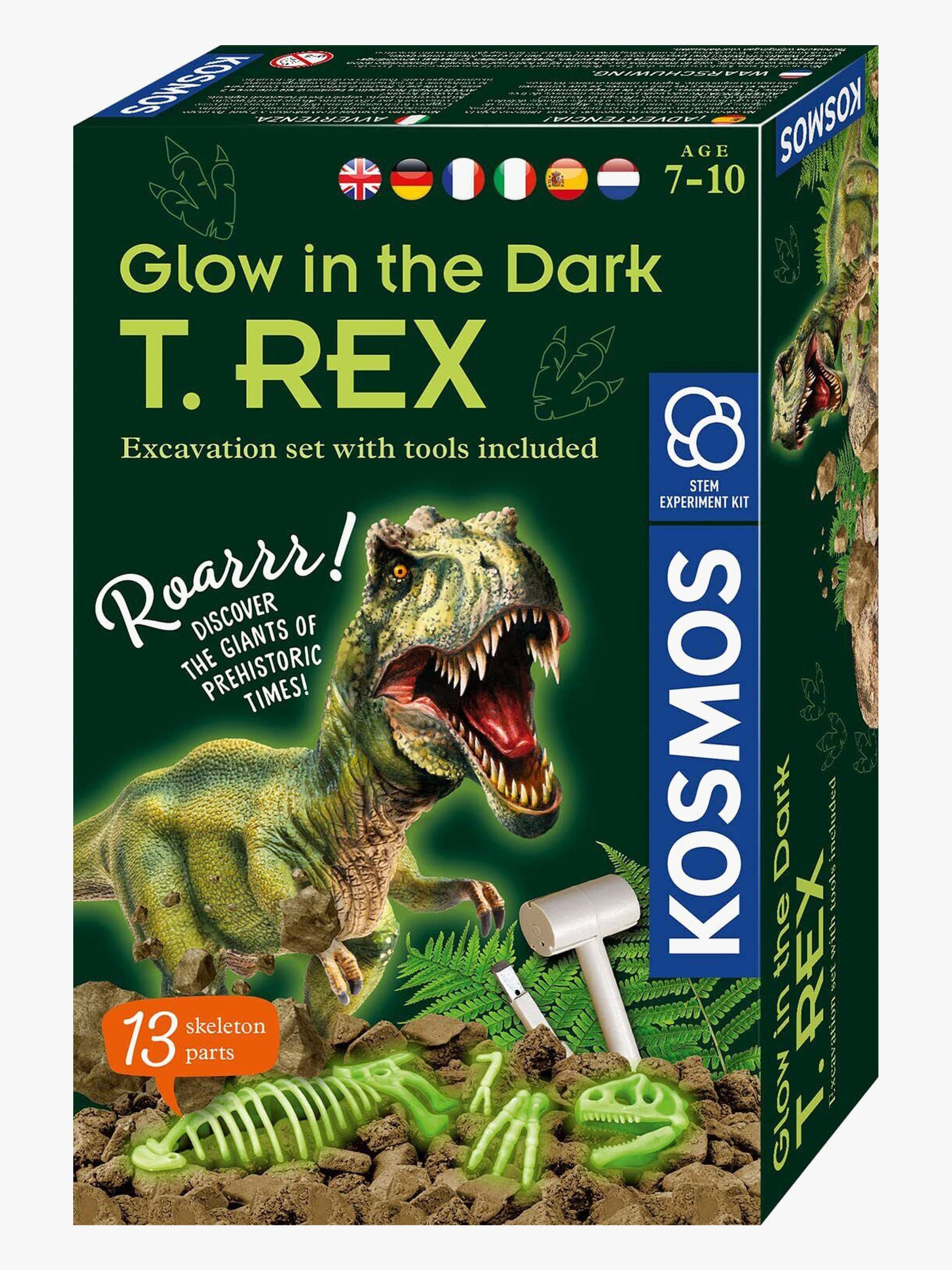Kosmos Pimeässä Hohtava T-Rex Kaivaussetti