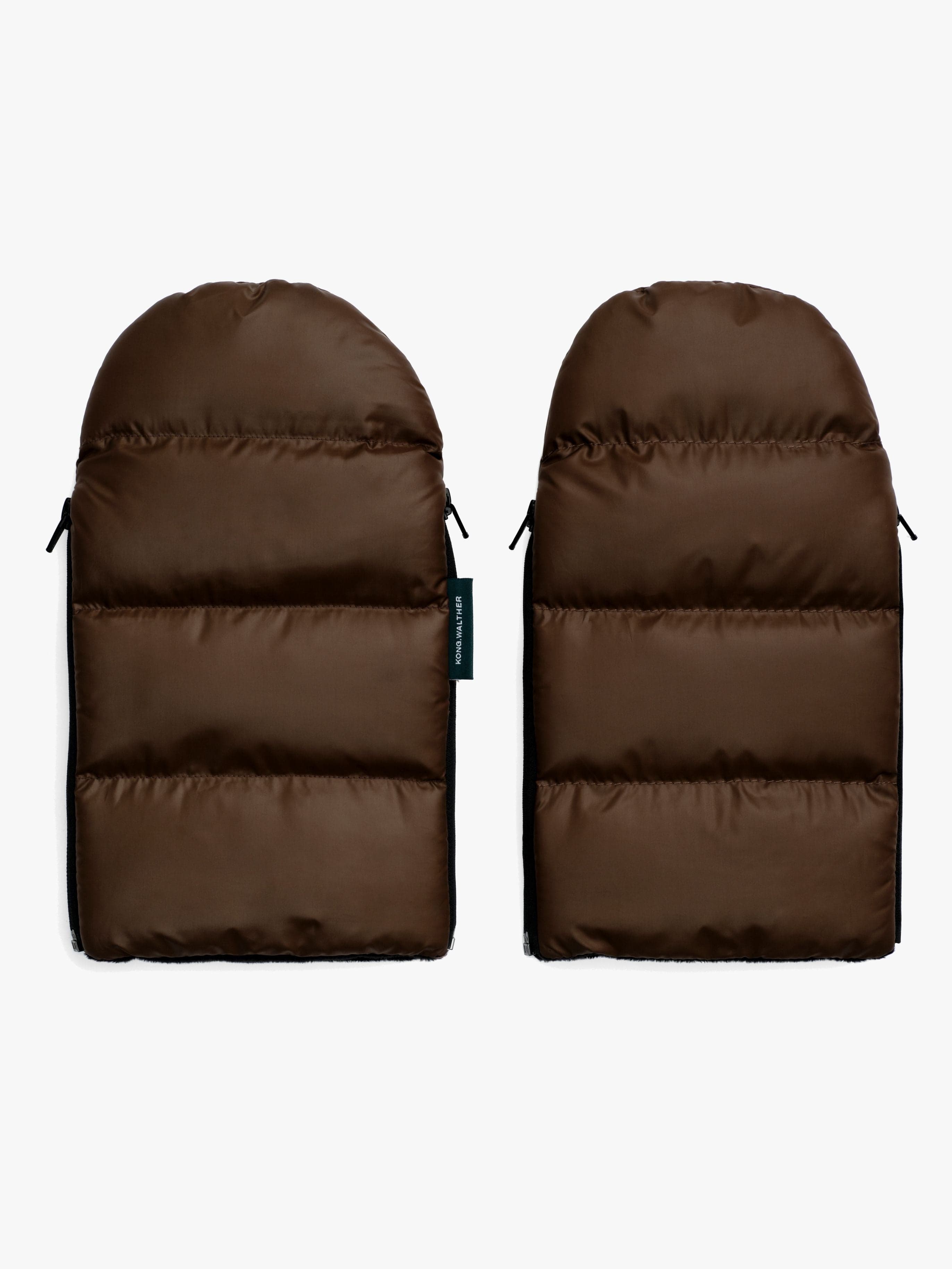KONG.WALTHER Østerbro Puffer Vaunurukkaset, Chocolate Brown