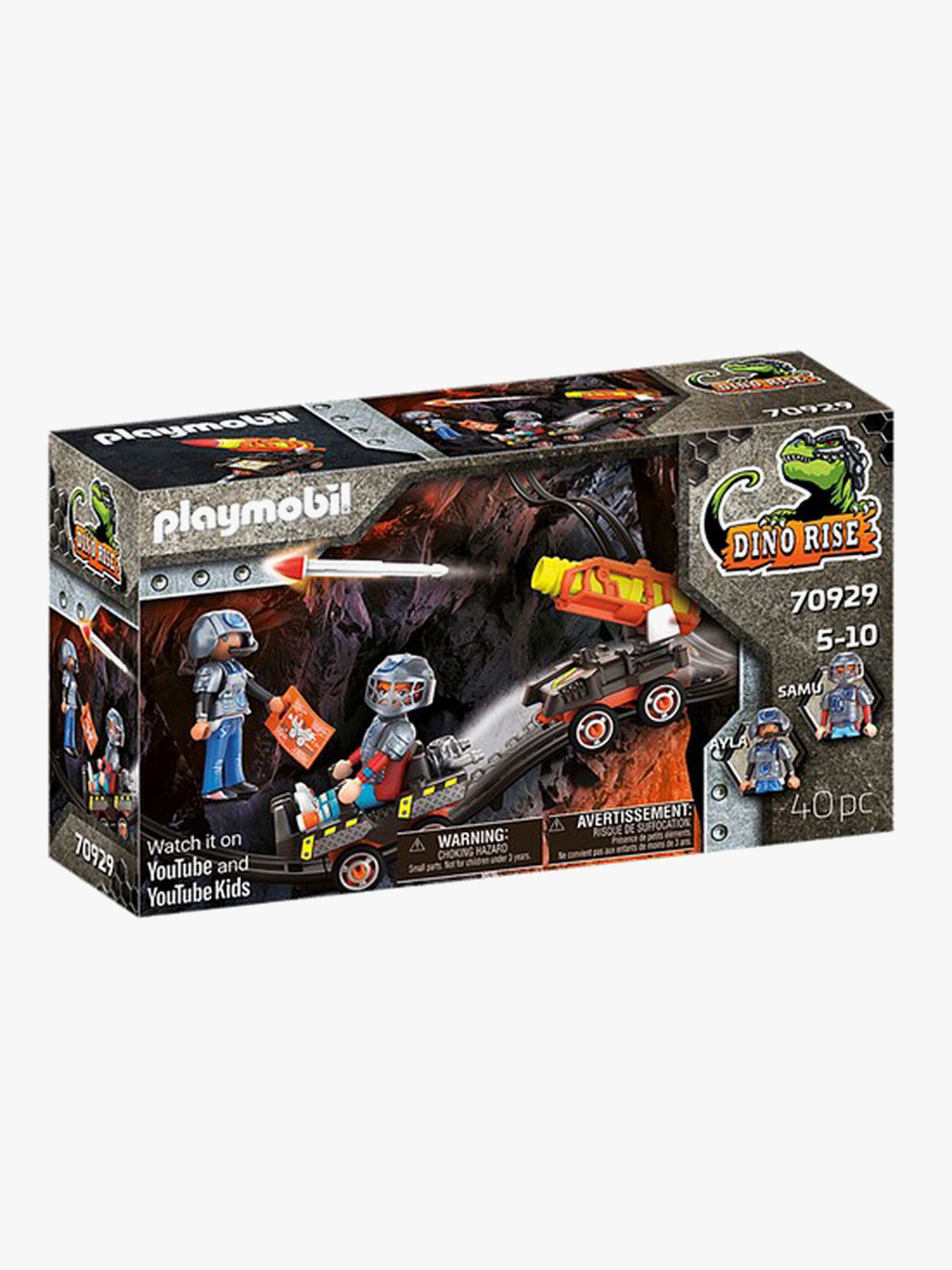 Playmobil 70929 Dino Rise Dinosauruskaivoksen Rakettikärry