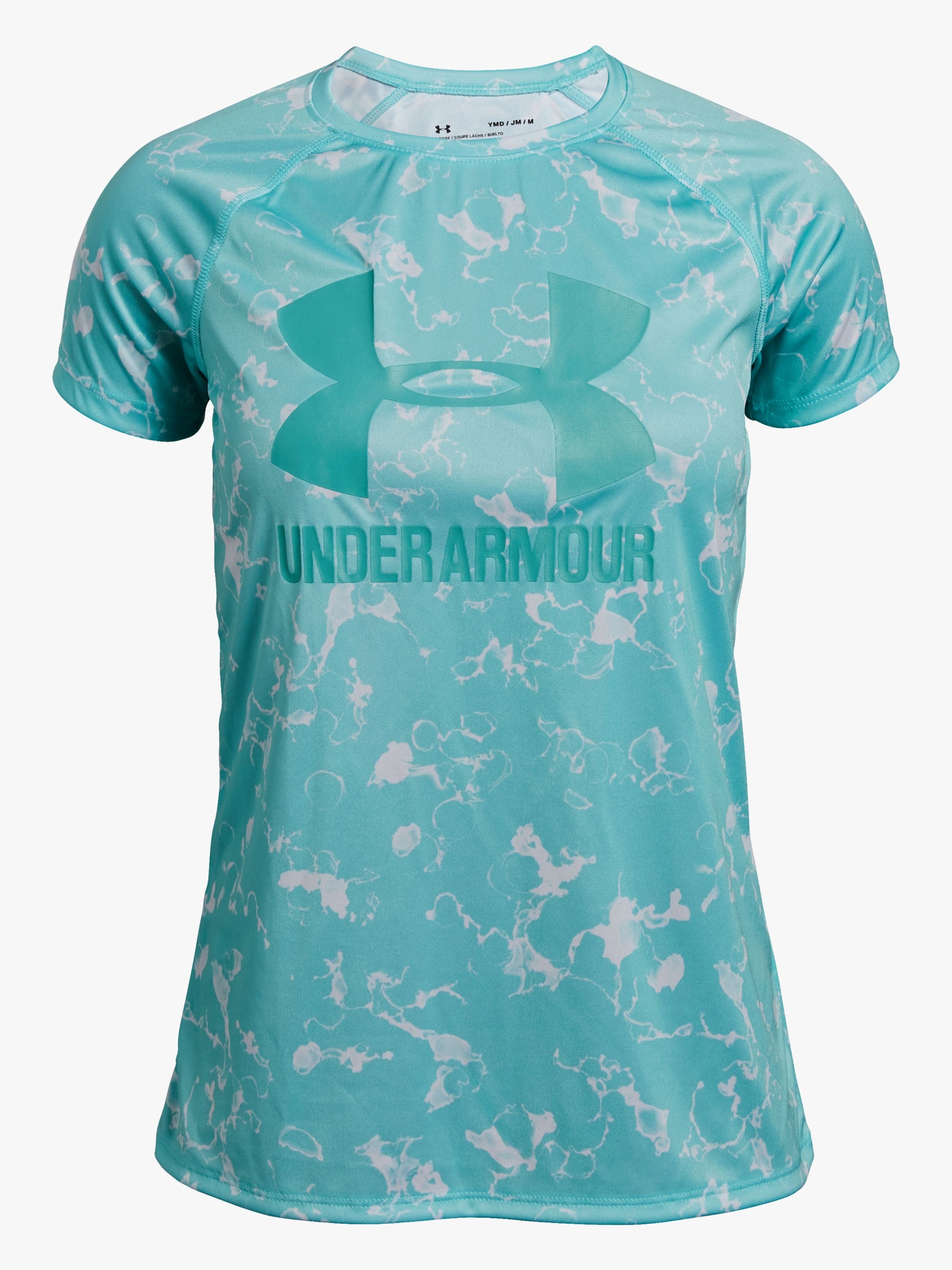 Under Armour Big Logo Tee Novelty Treenipaita, Neo Turquoise M