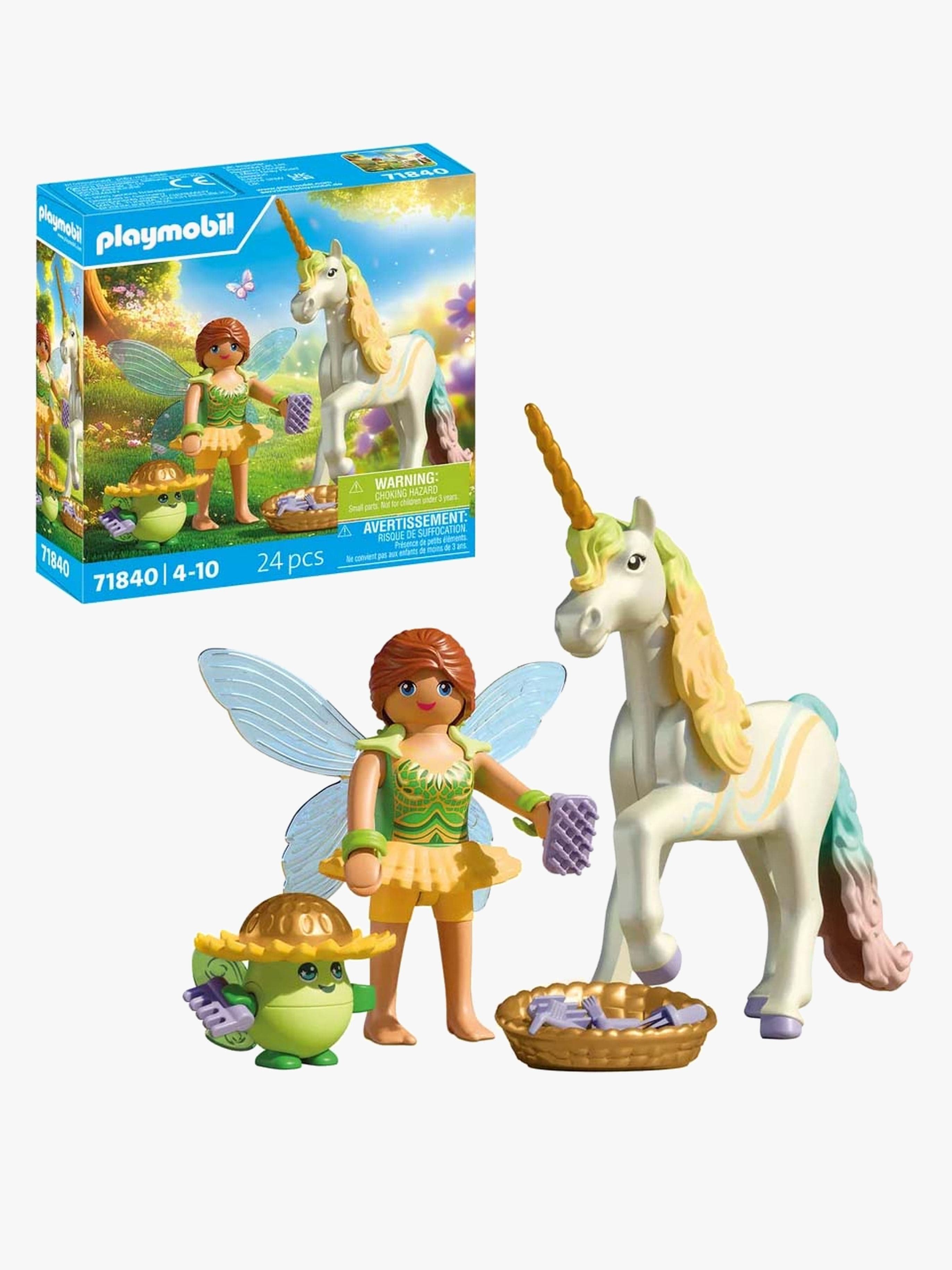 Playmobil Fantasy & Magic 71840 Keräily-yksisarvinen: Sateenkaarikukka & Keiju