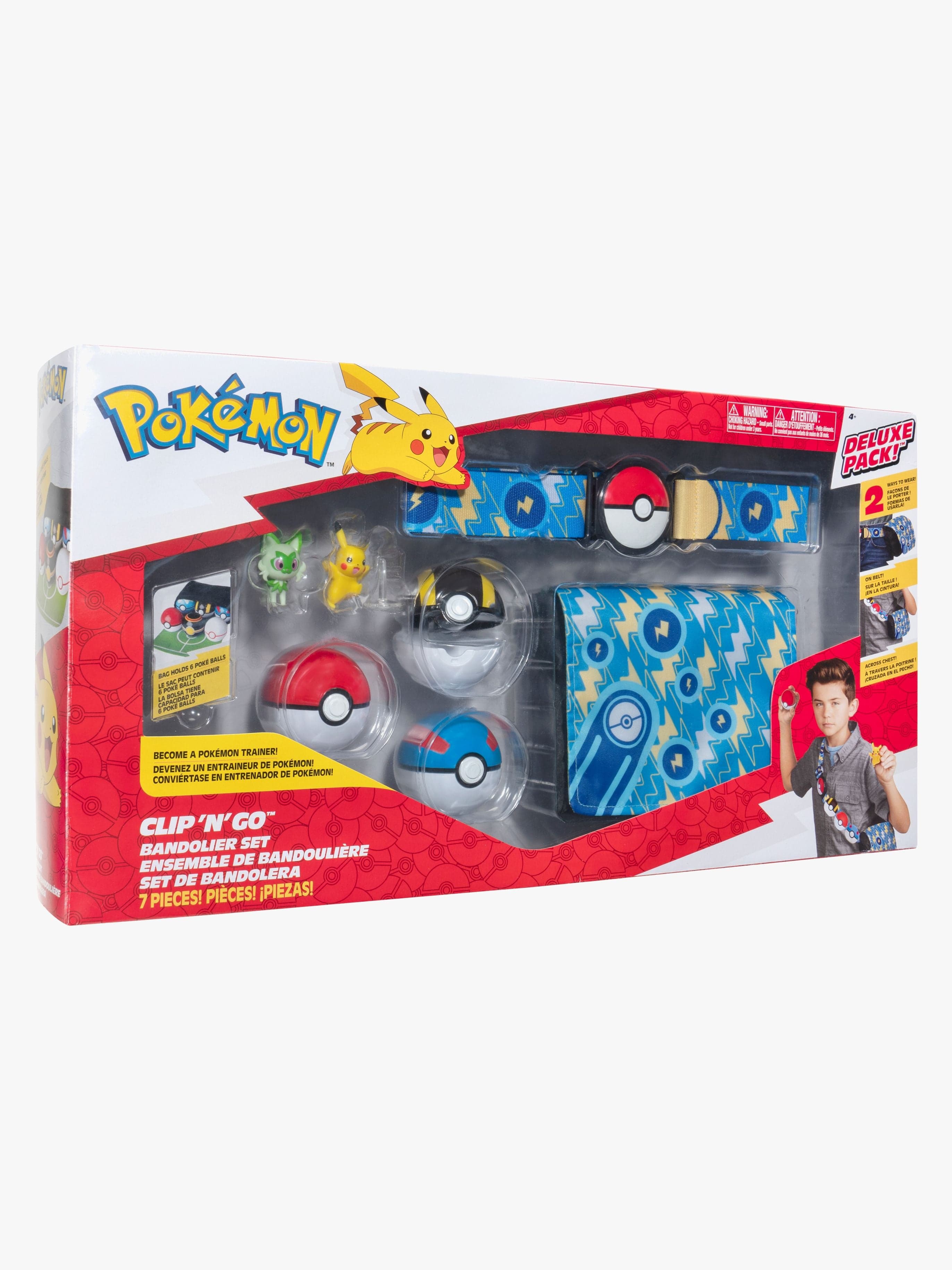 Pokémon Clip "'N"' Go Olkalaukku Leikkisetti + Poképallo