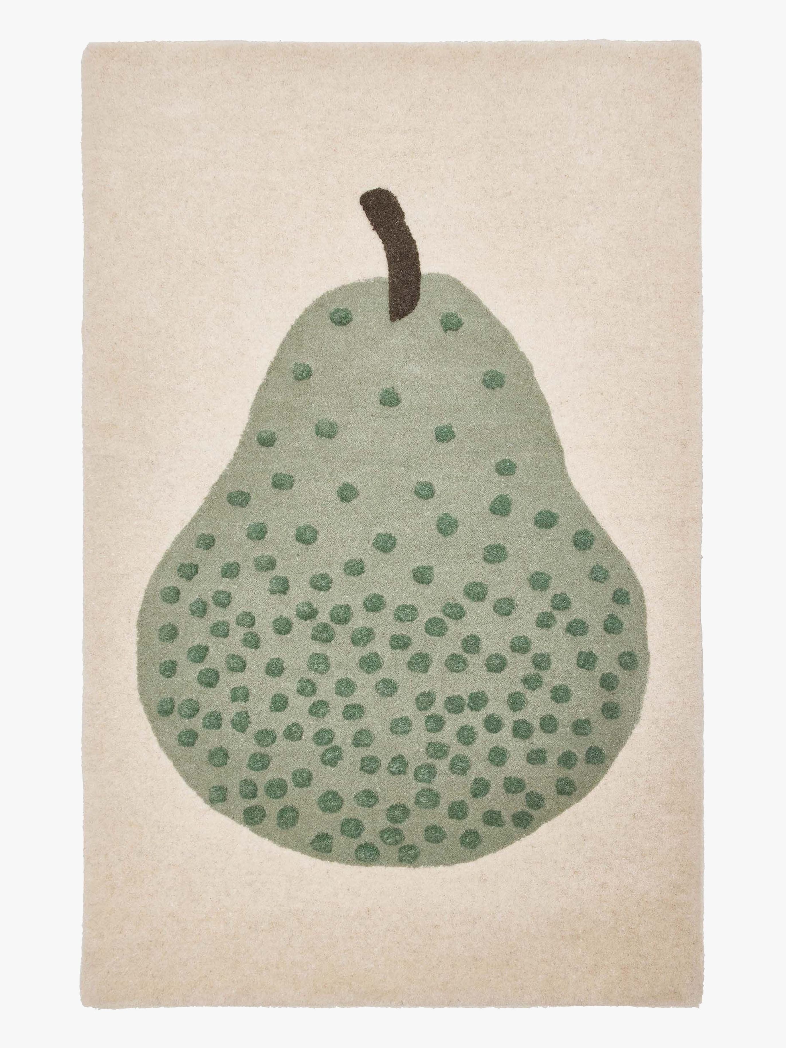 OYOY Ryijymatto 75x120 Pear, Vihreä