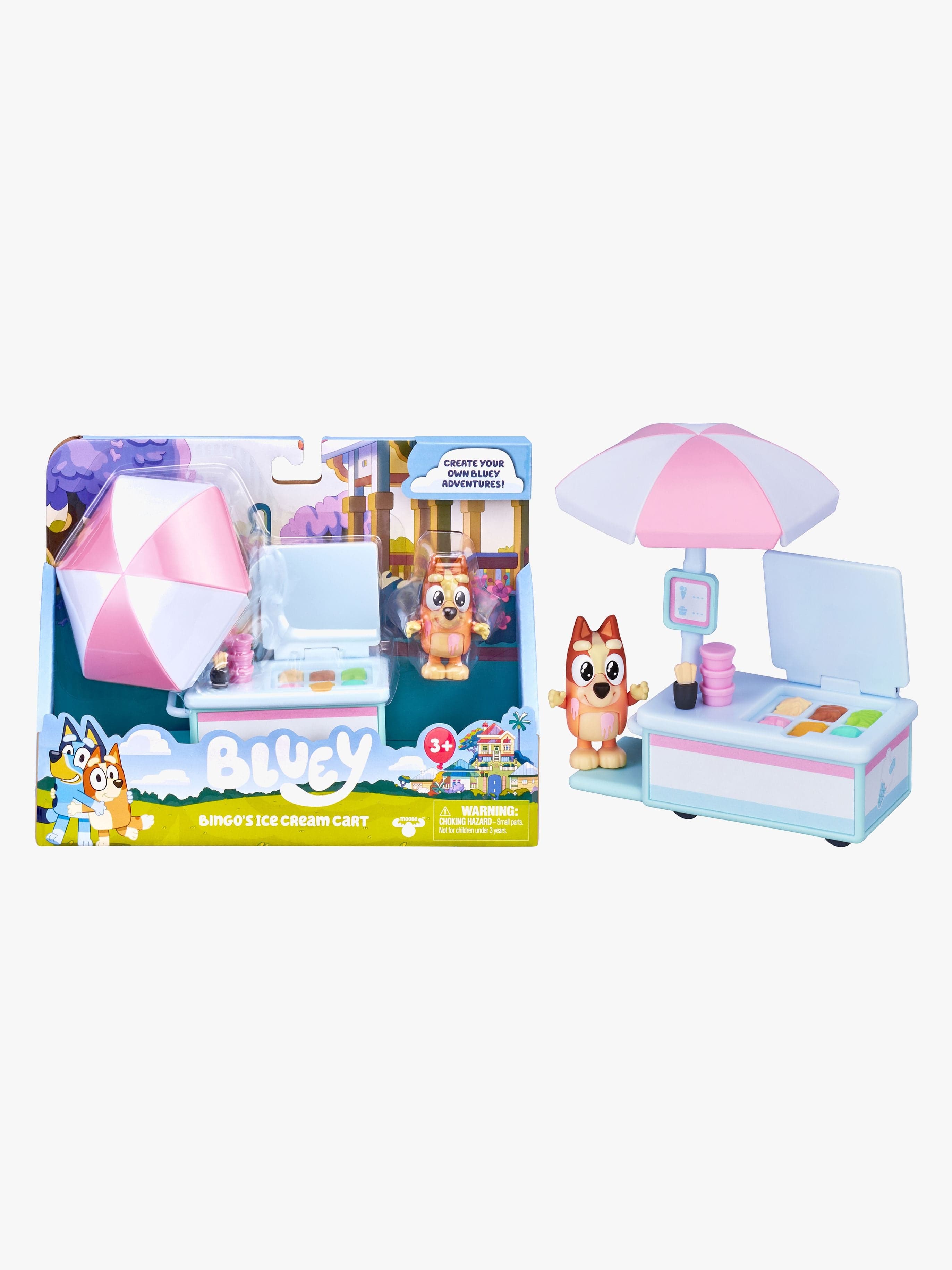 Bluey Jäätelövaunu Leikkisetti + Bingo-figuuri