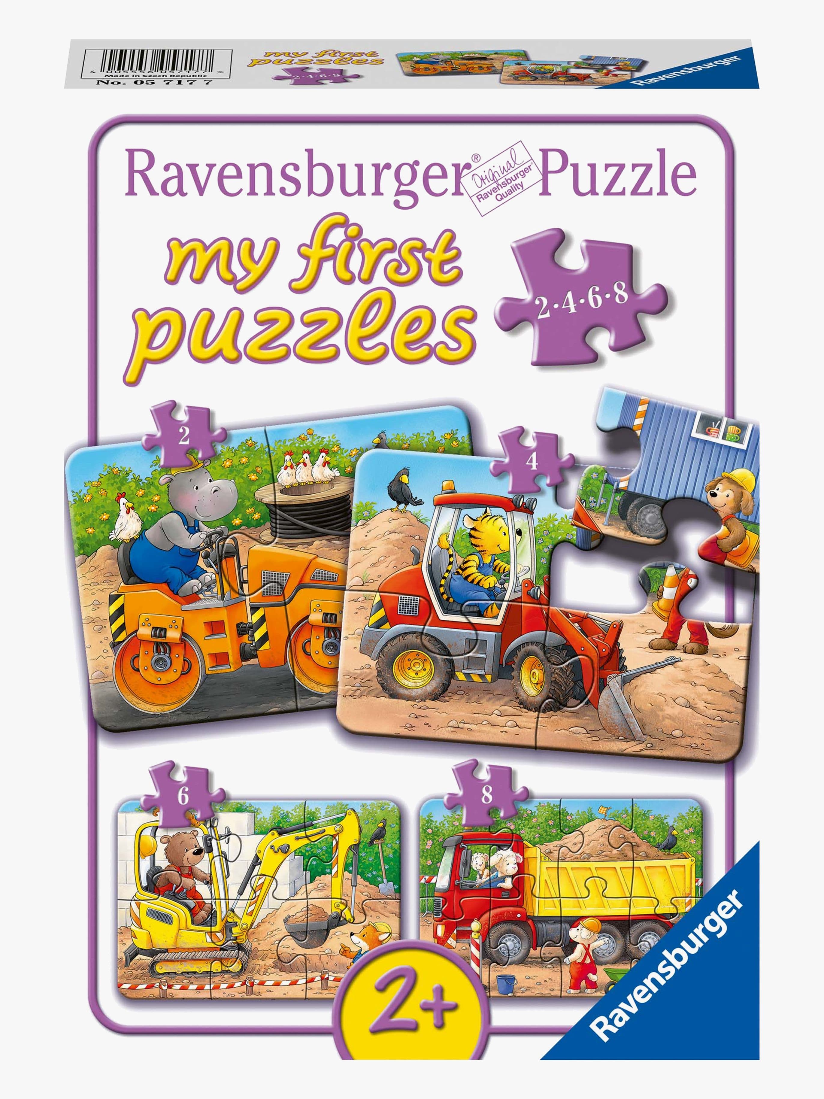 Ravensburger My First Puzzles Palapelit Eläimet Työmaalla 4-in-1