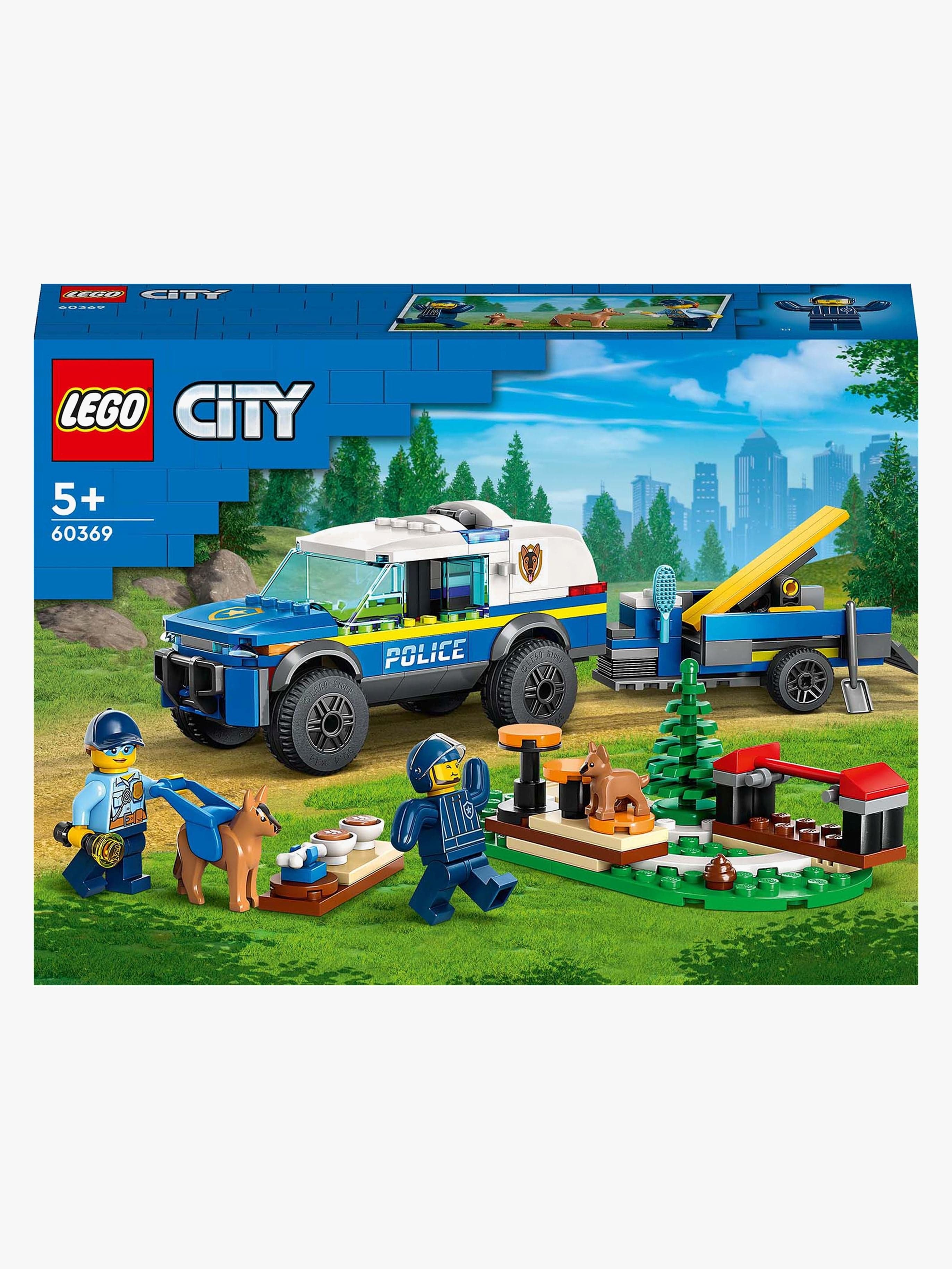 LEGO City Police 60369 Siirrettävä Poliisikoirien Koulutusrata