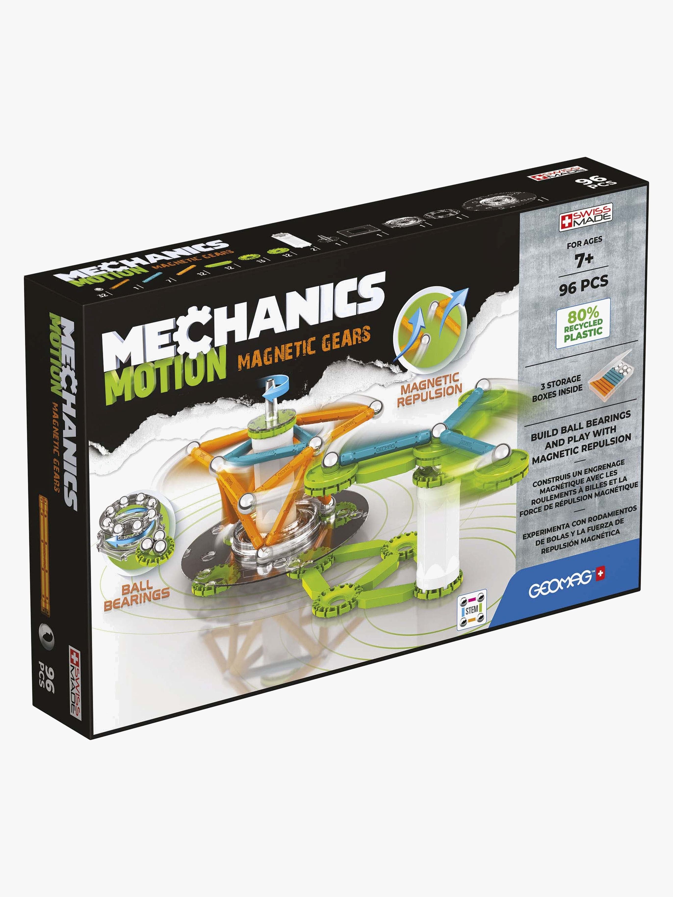 Geomag Mechanics Motion 2 Magneettiset Vaihteet Rakennussarja 96 Osaa