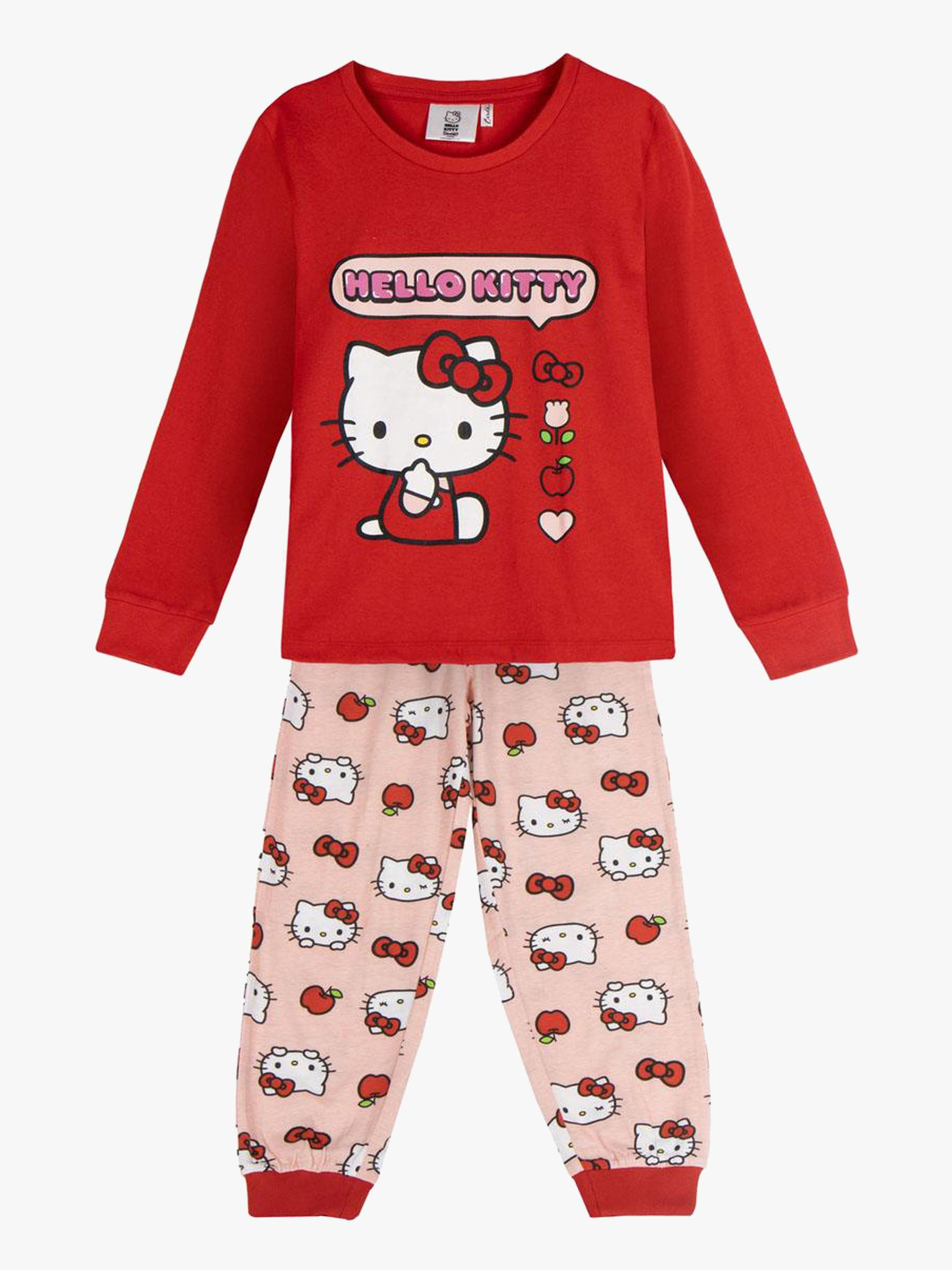 Hello Kitty Pyjama, Punainen/Vaaleanpunainen, 6 vuotta