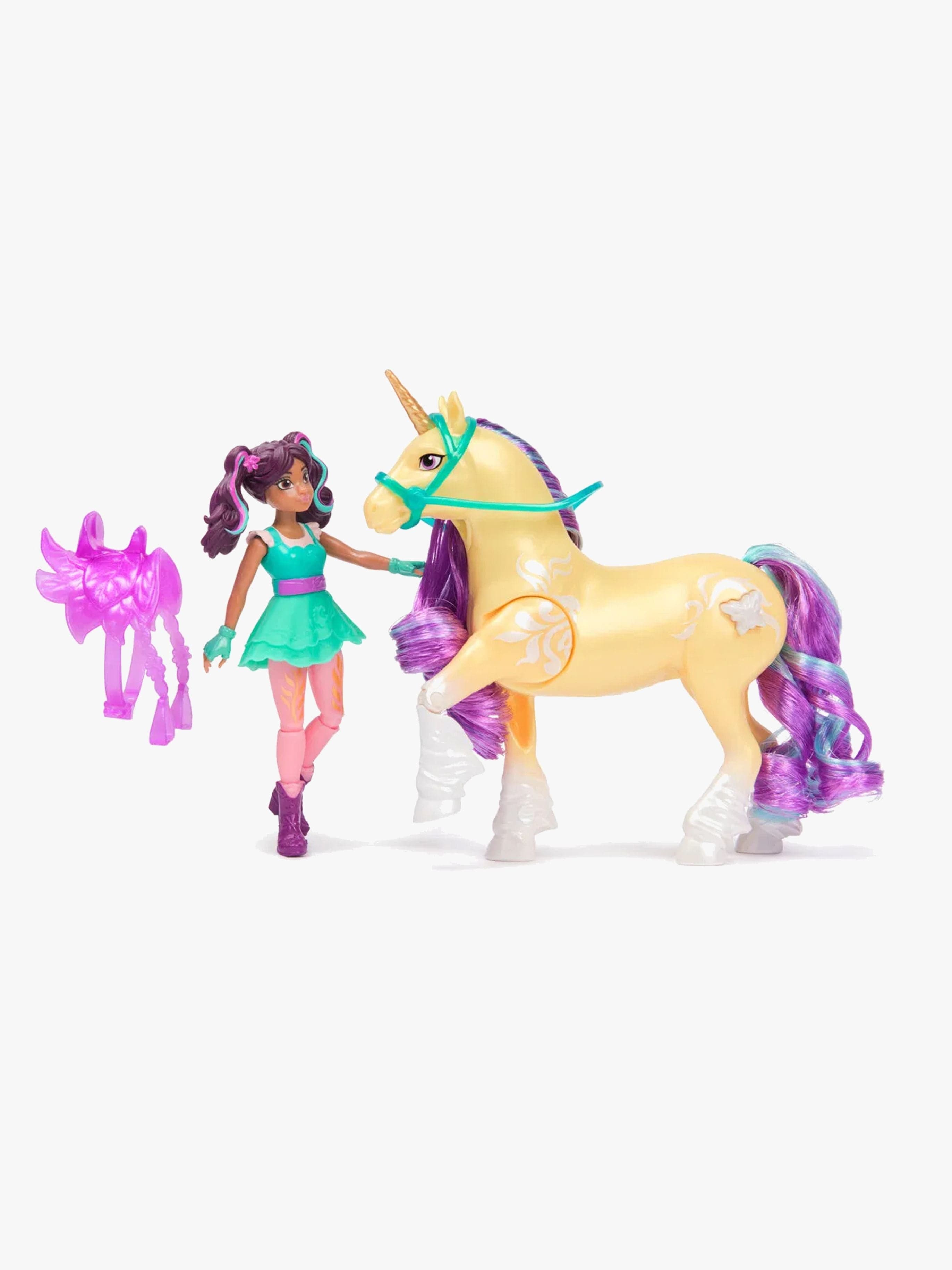 Unicorn Academy Figuurisetti Ava & Plant Magic Leaf