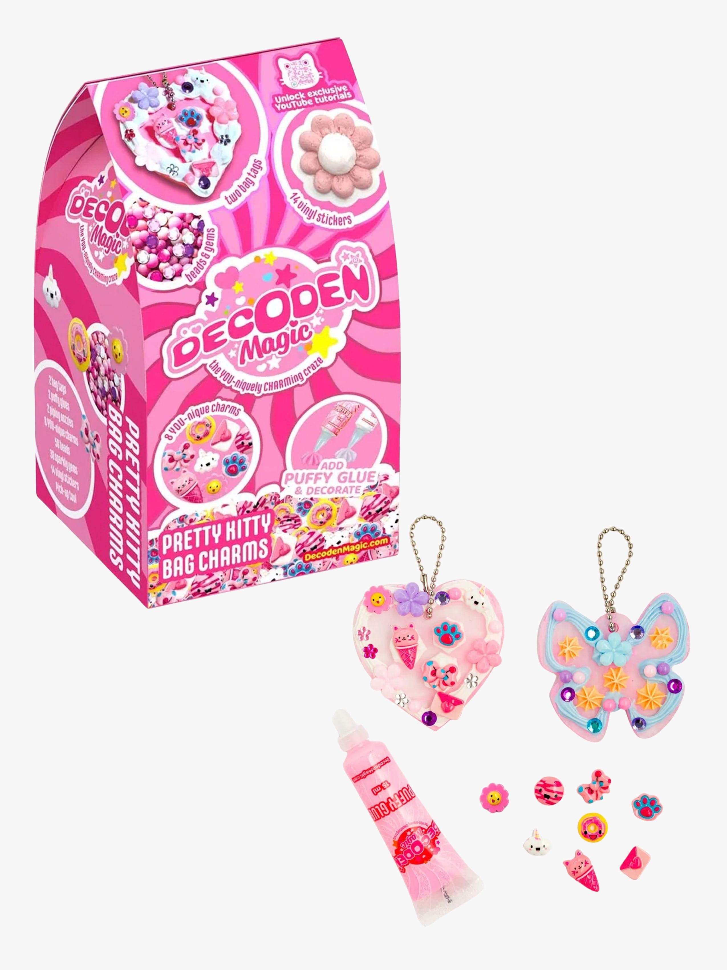 Decoden Magic Mini Pretty Kitty Askartelusetti Laukkukorut