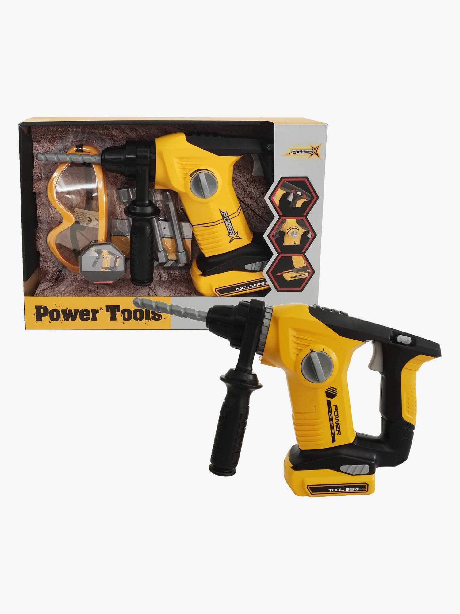 Power X Iskuporakone Valolla