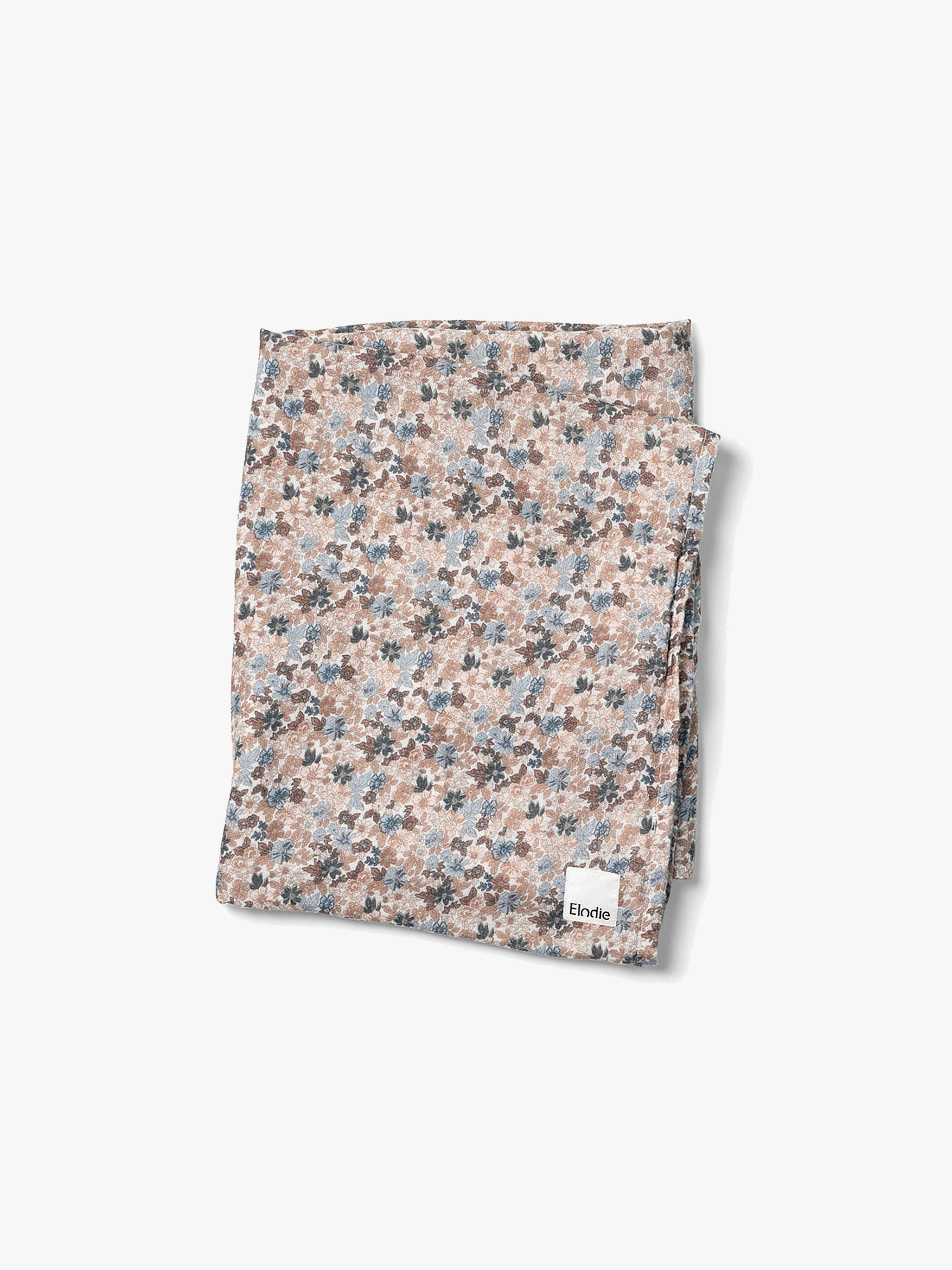 Elodie Soft Cotton Viltti 120x70, Blue Garden Light