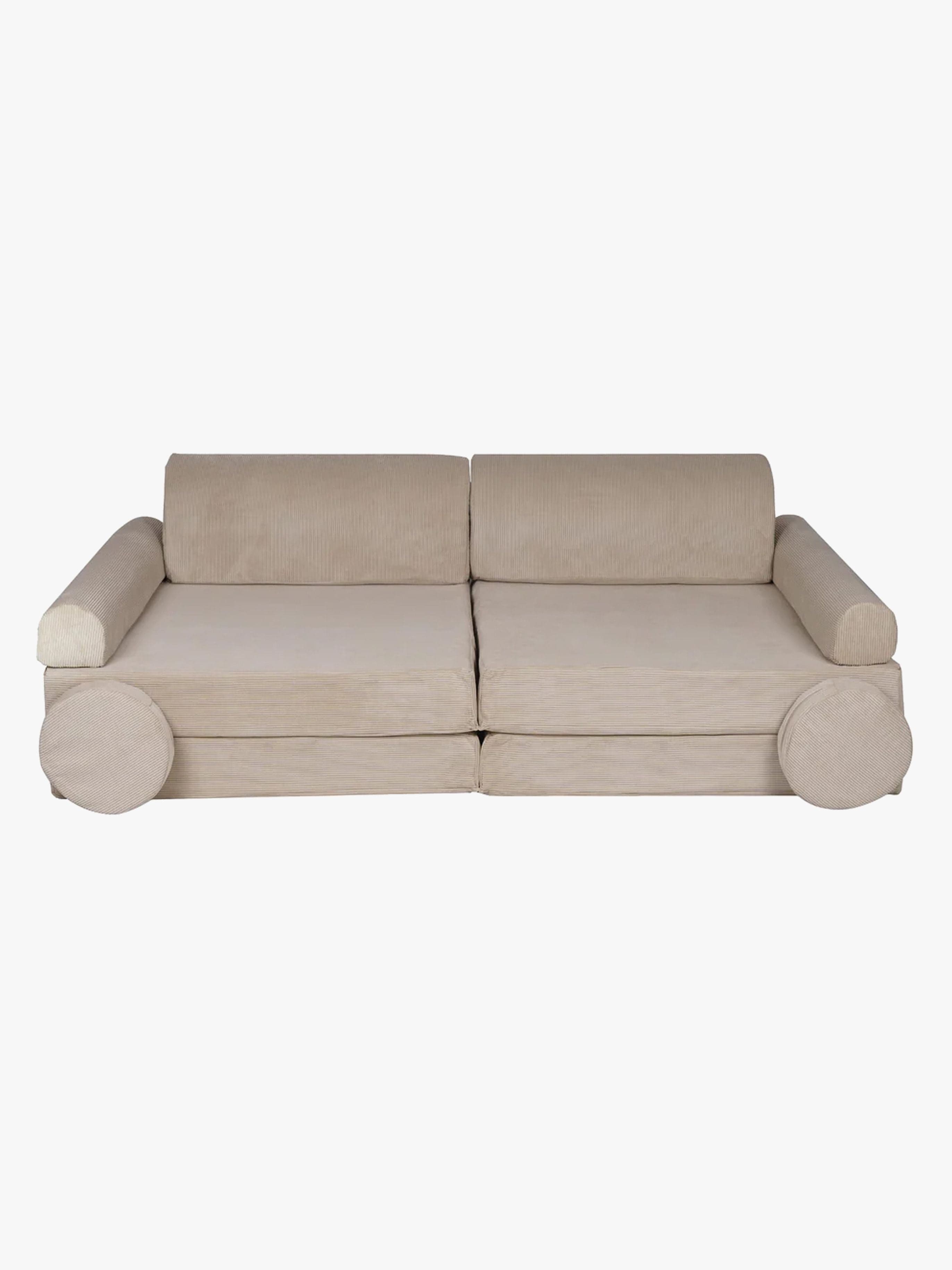 Meowbaby Play Slimcord Rakennettava Sohva, Ecru