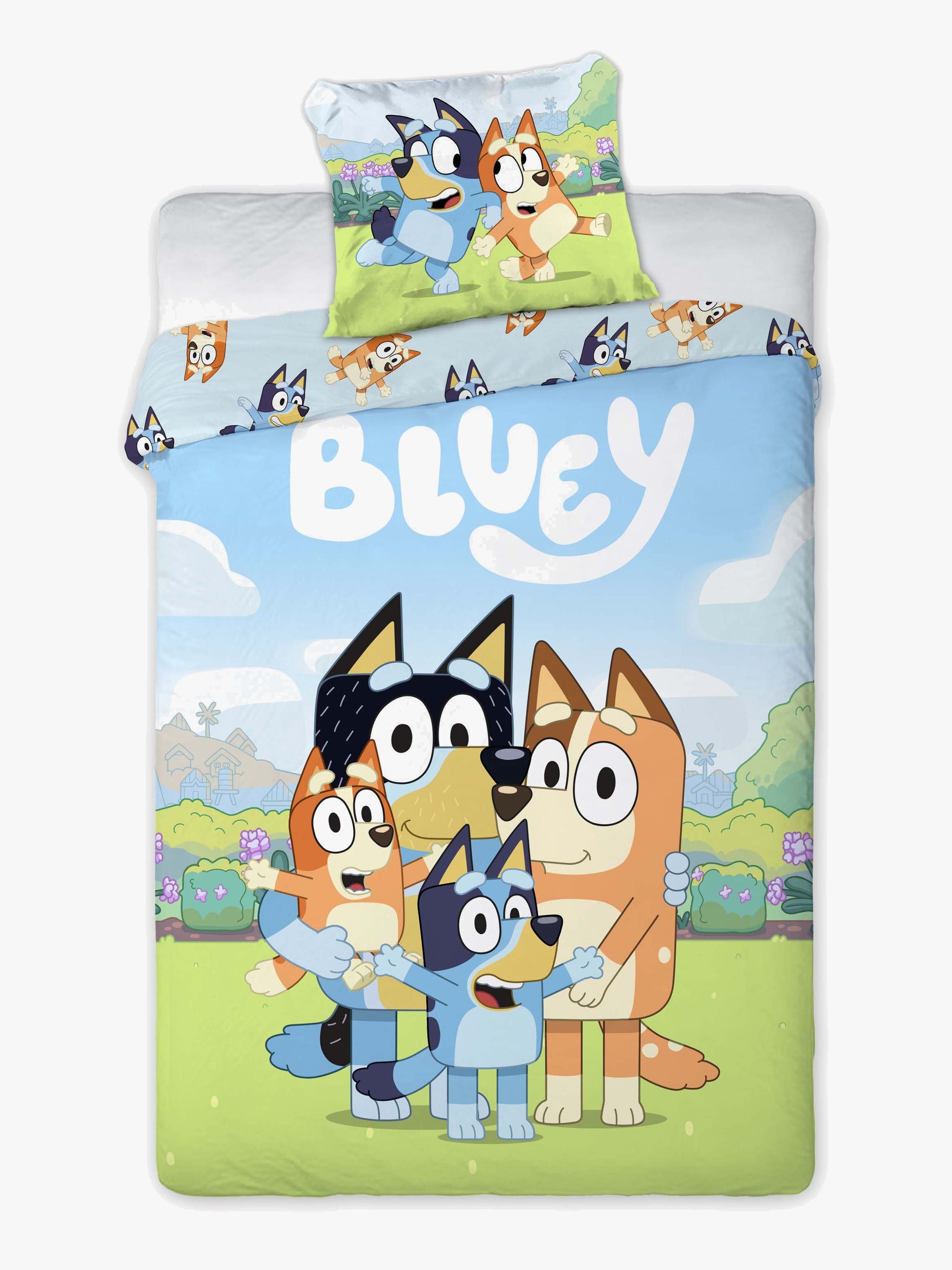BrandMac Pussilakanasetti Bluey 140x200, Sininen