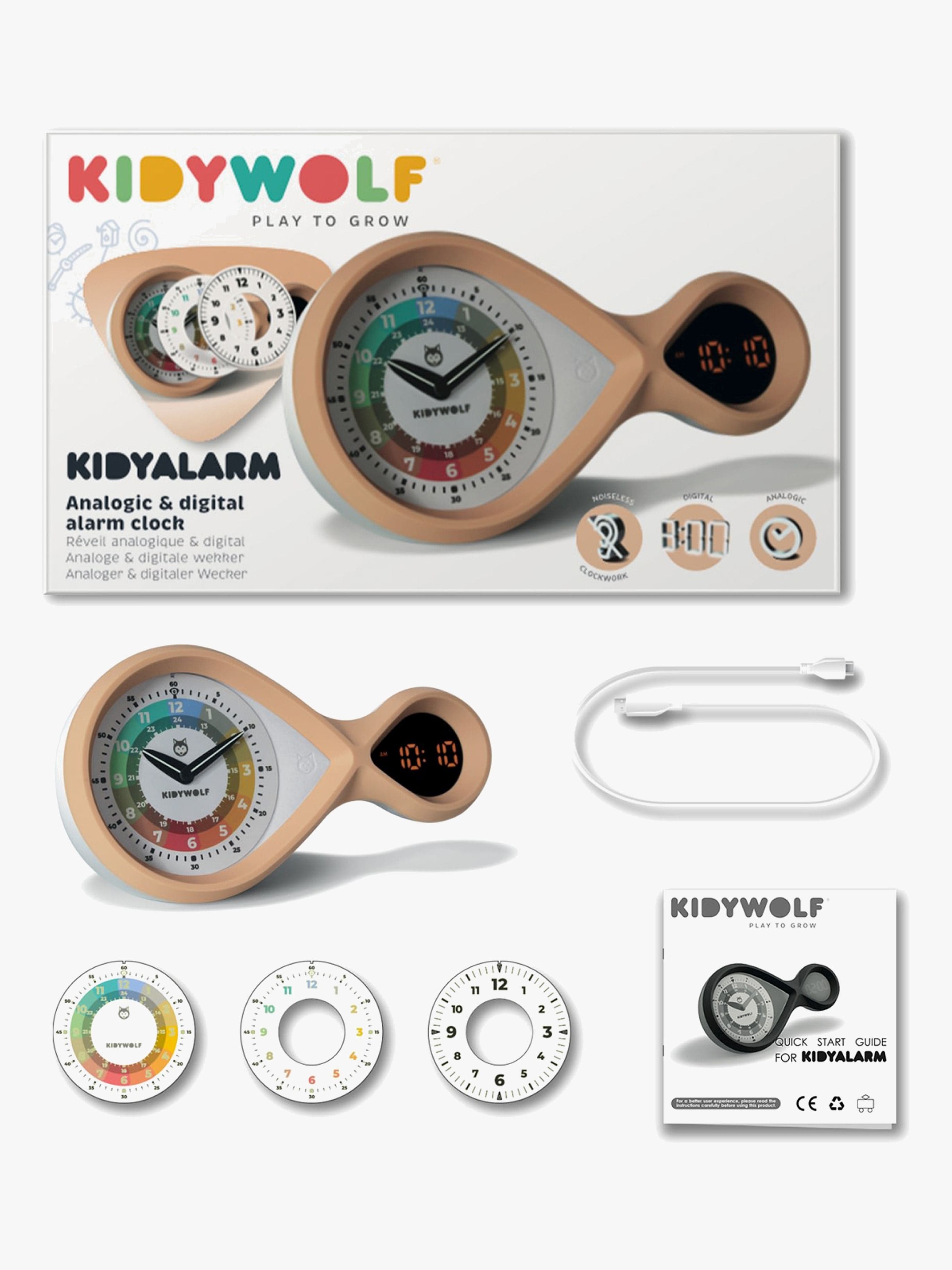 Kidywolf KIDYALARM Herätyskello, Ruskea