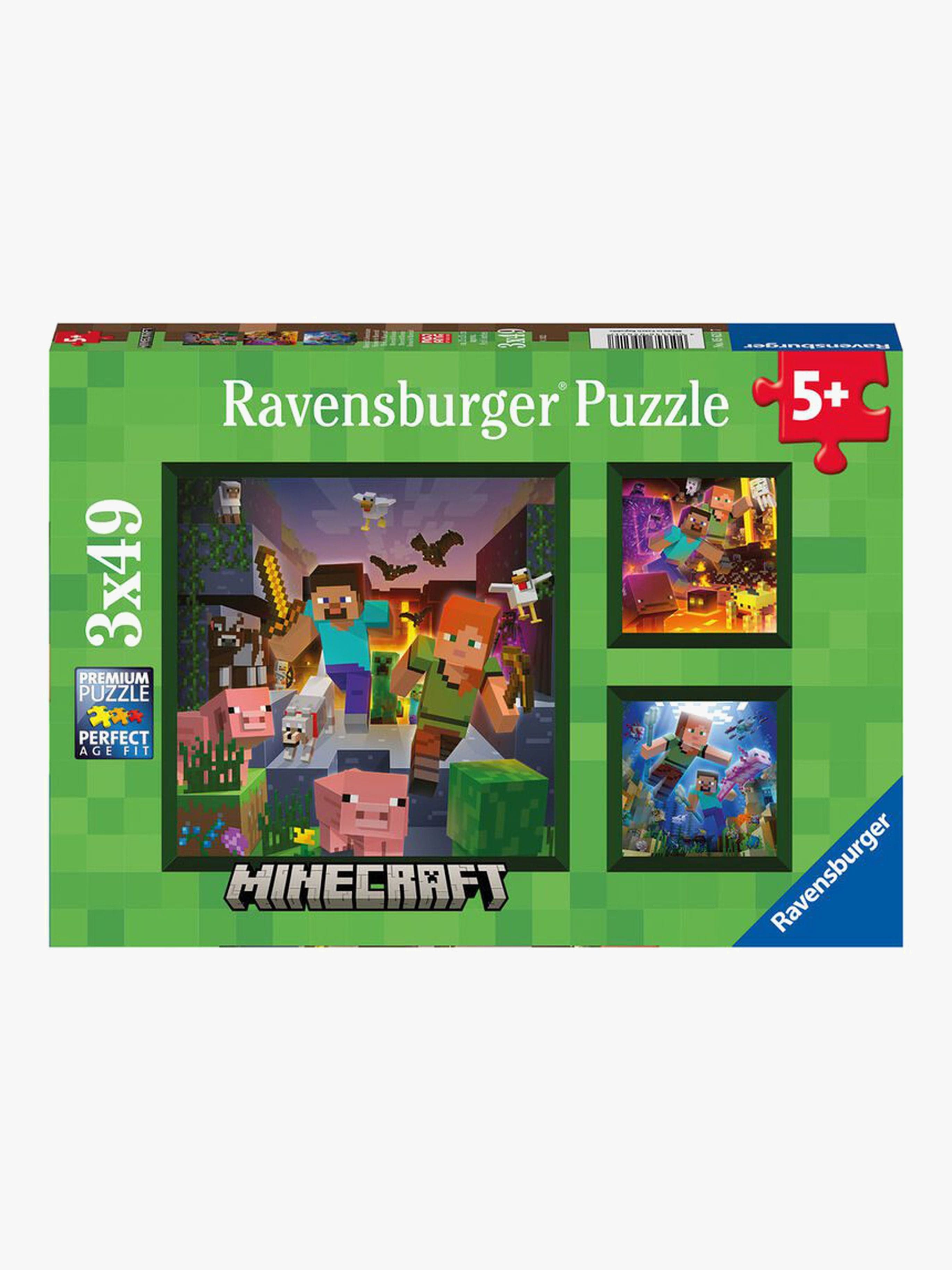 Ravensburger Palapelit Minecraft Biomes 3x49