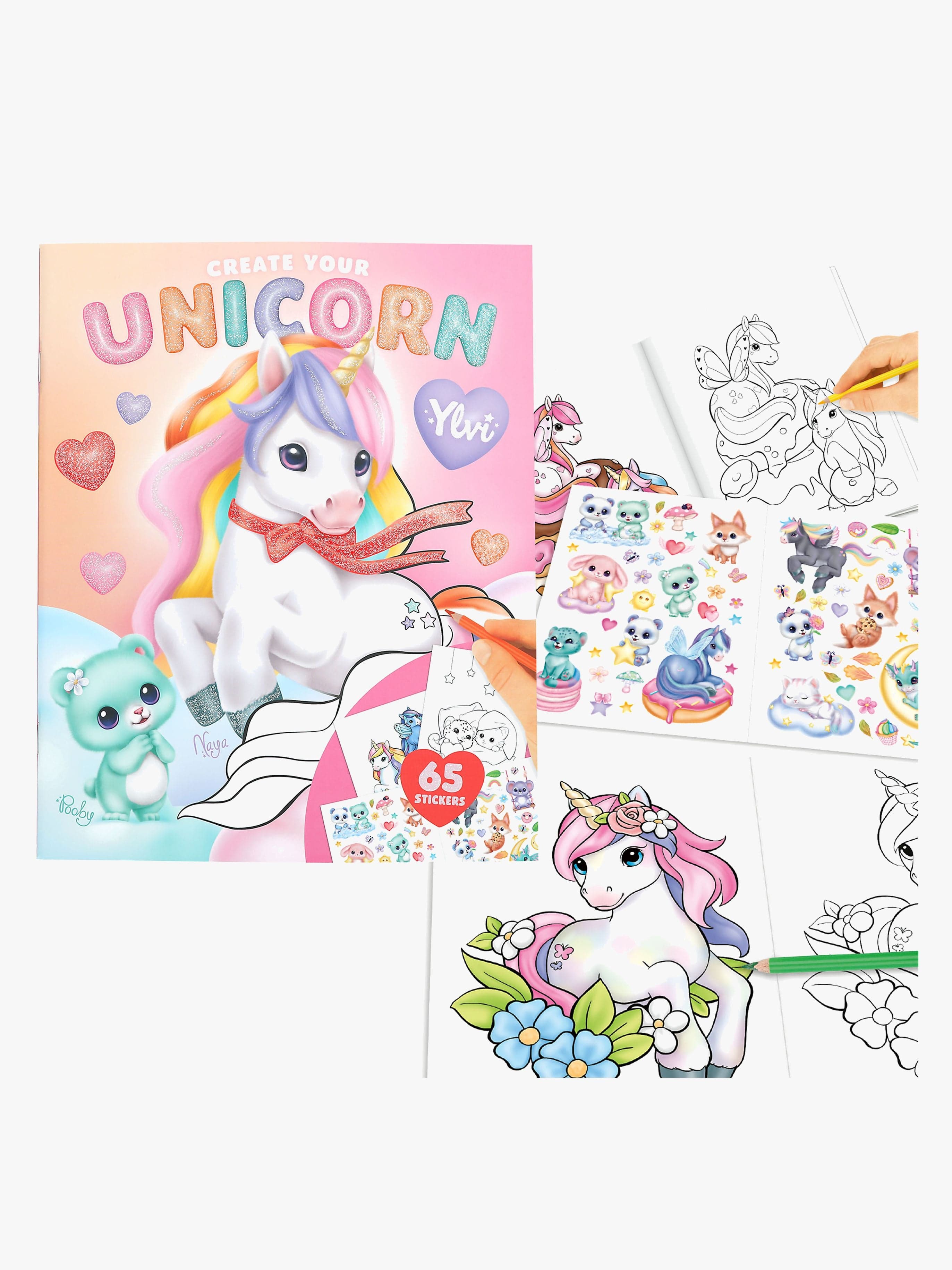 Ylvi & the Minimoomis Värityskirja Unicorn