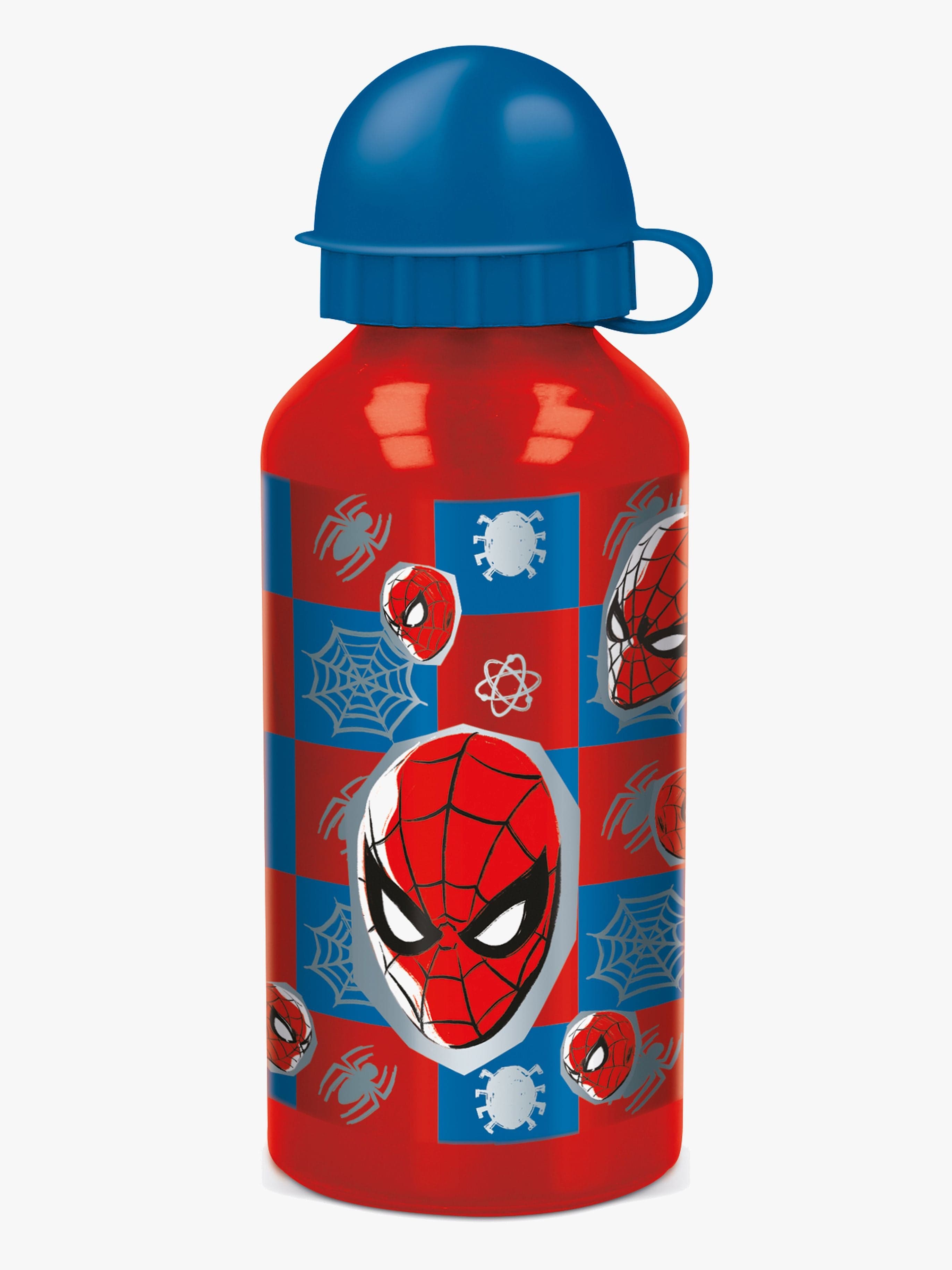 Marvel Spider-Man Juomapullo 400 ml Alumiini, Punainen