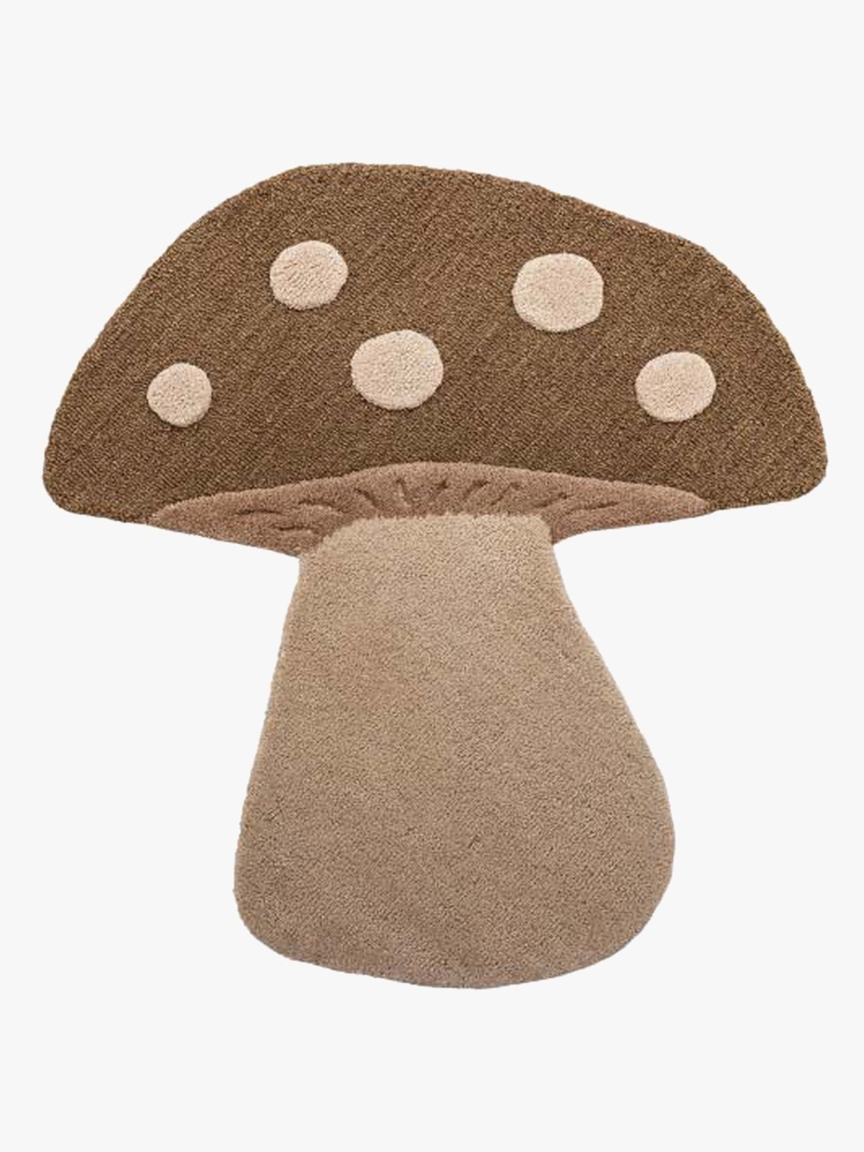 Mushroom Matto 90x85, Ruskea