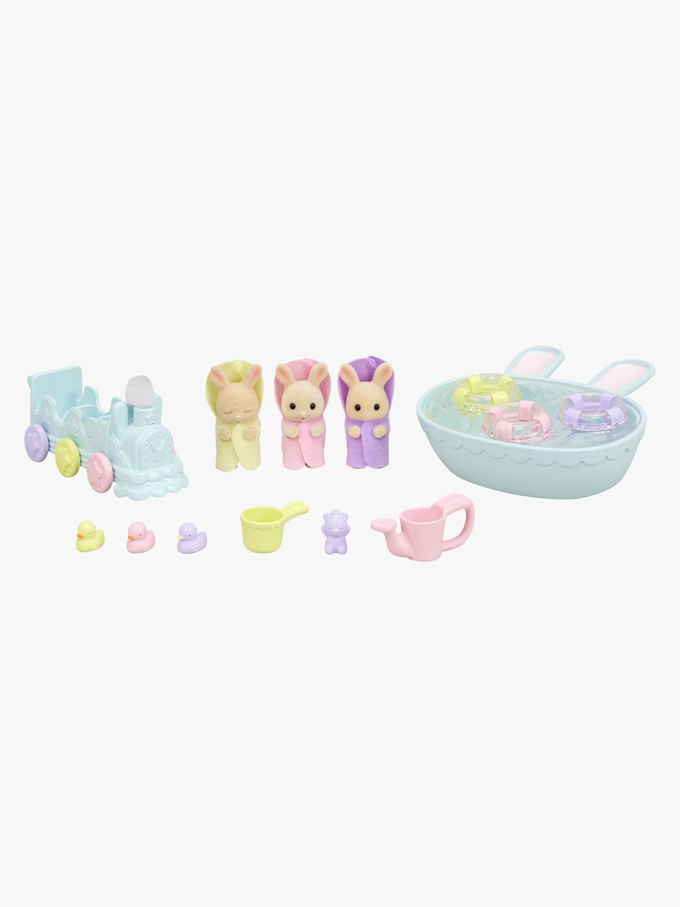 Sylvanian Families Triplets Baby Bathtime Set