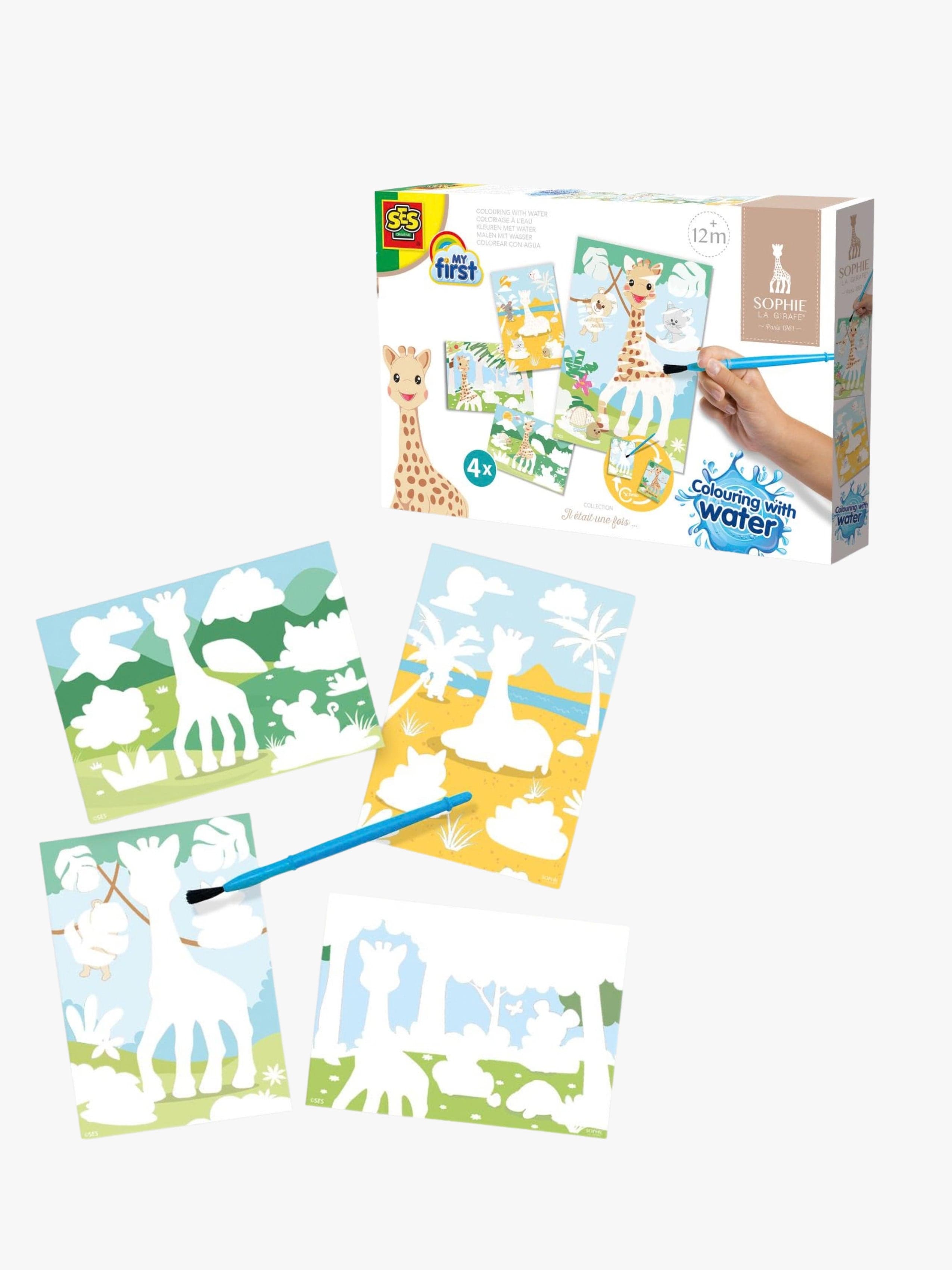 SES Creative Sophie La Girafe Askartelusetti Maalaa + Vesi