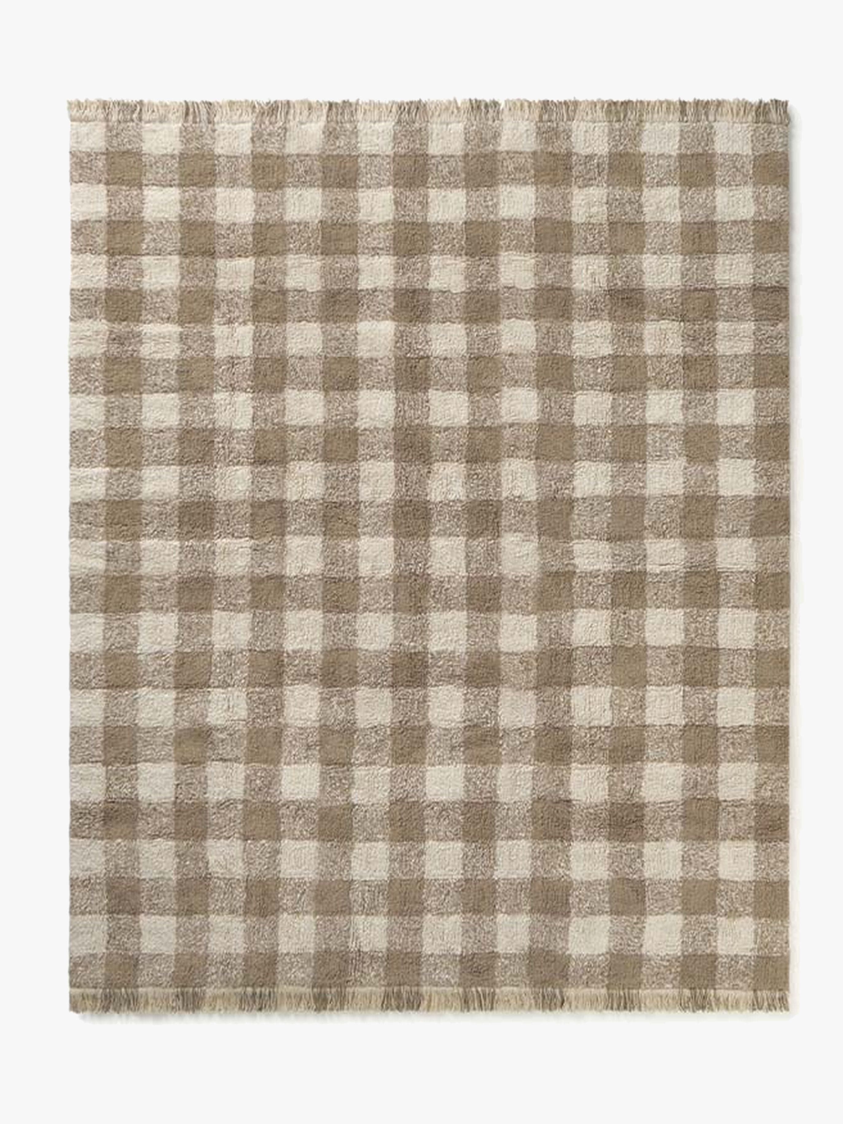 LorenaCanals Pestävä Vichy Matto 90x120 cm, Marron