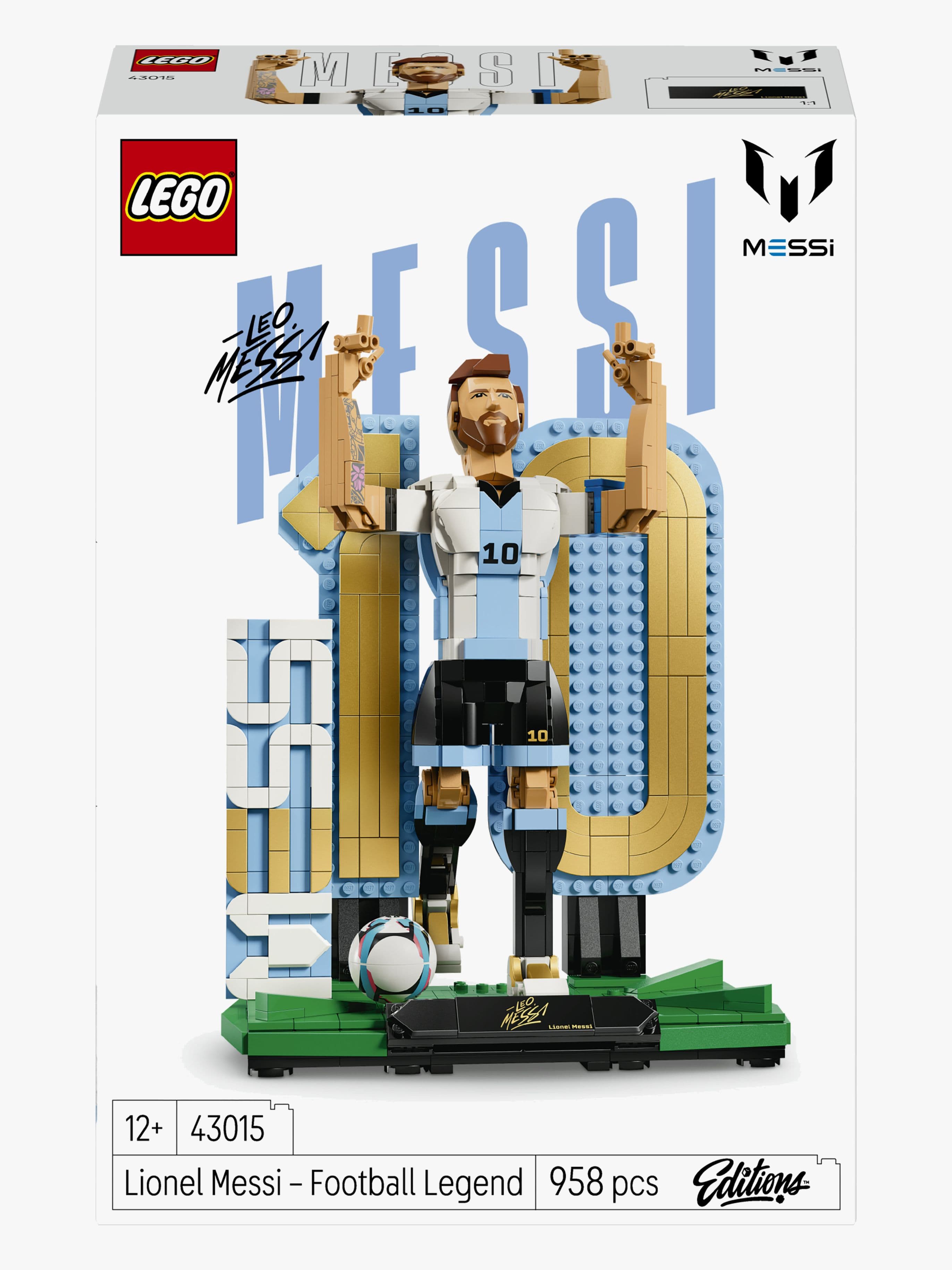 LEGO Editions Football 43015 Lionel Messi – jalkapallolegenda