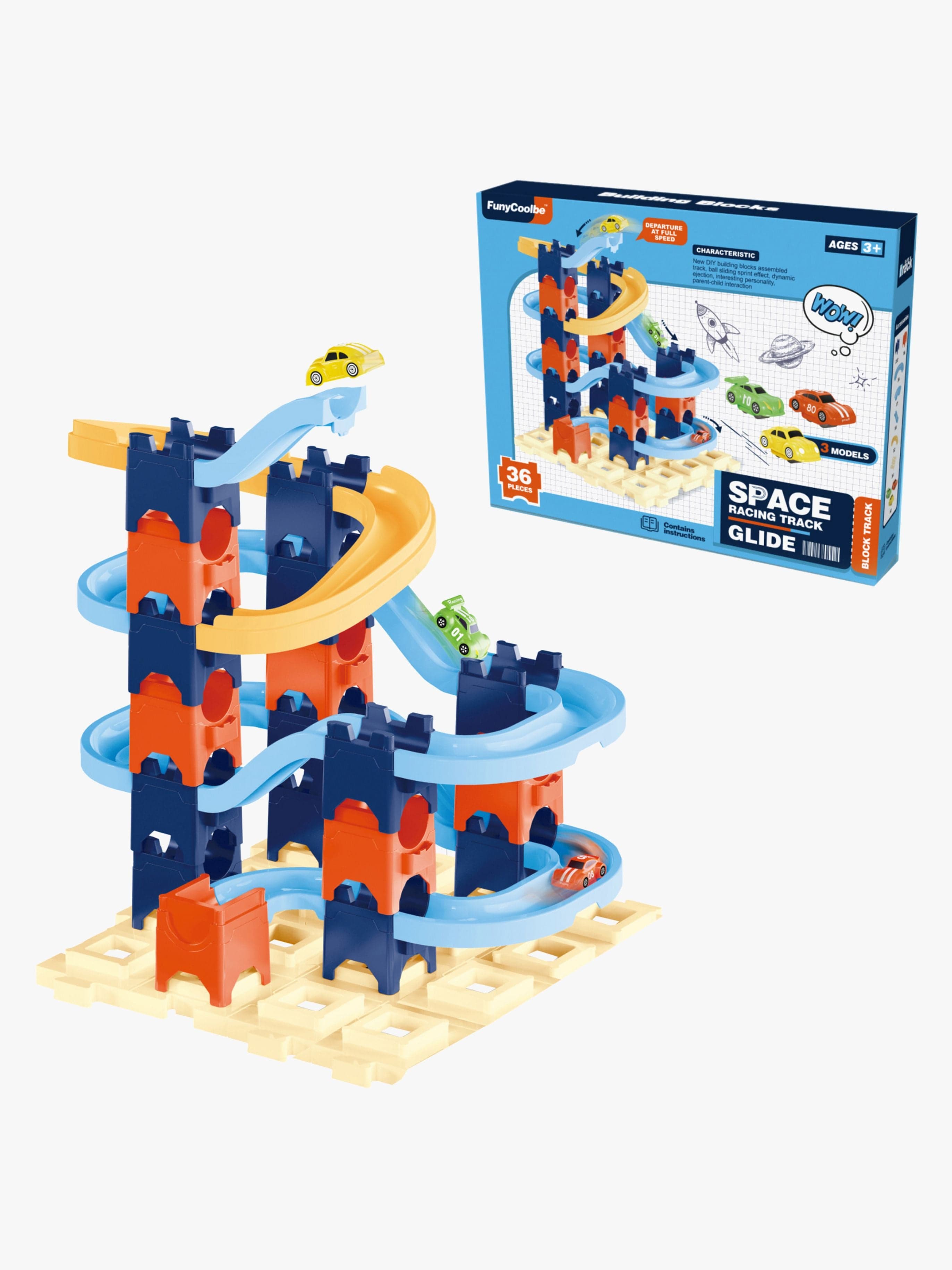 Suntoy Rakennuspalikat Autorata 36 Osaa