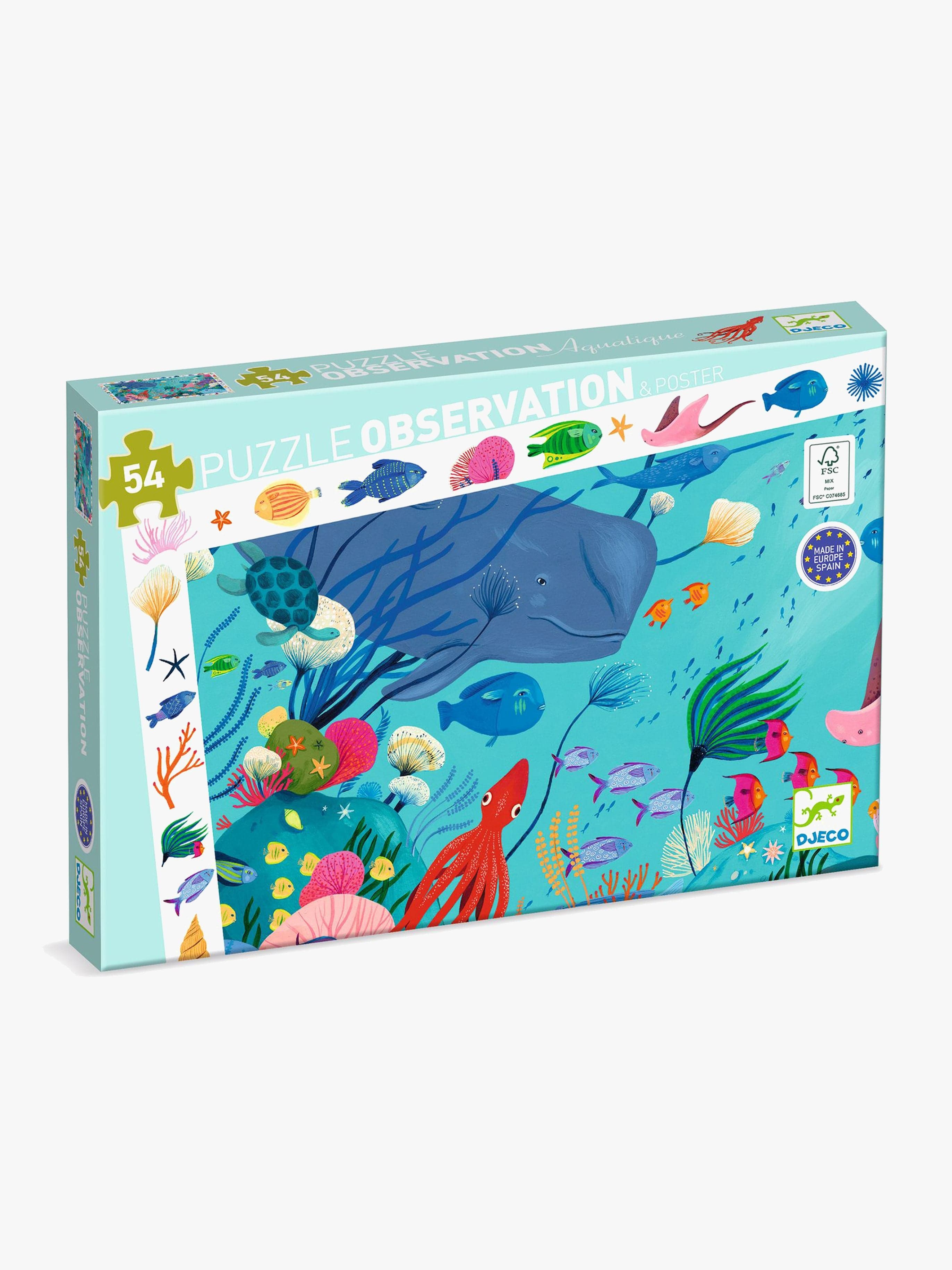 Djeco Havaintopalapeli Aquatic 54