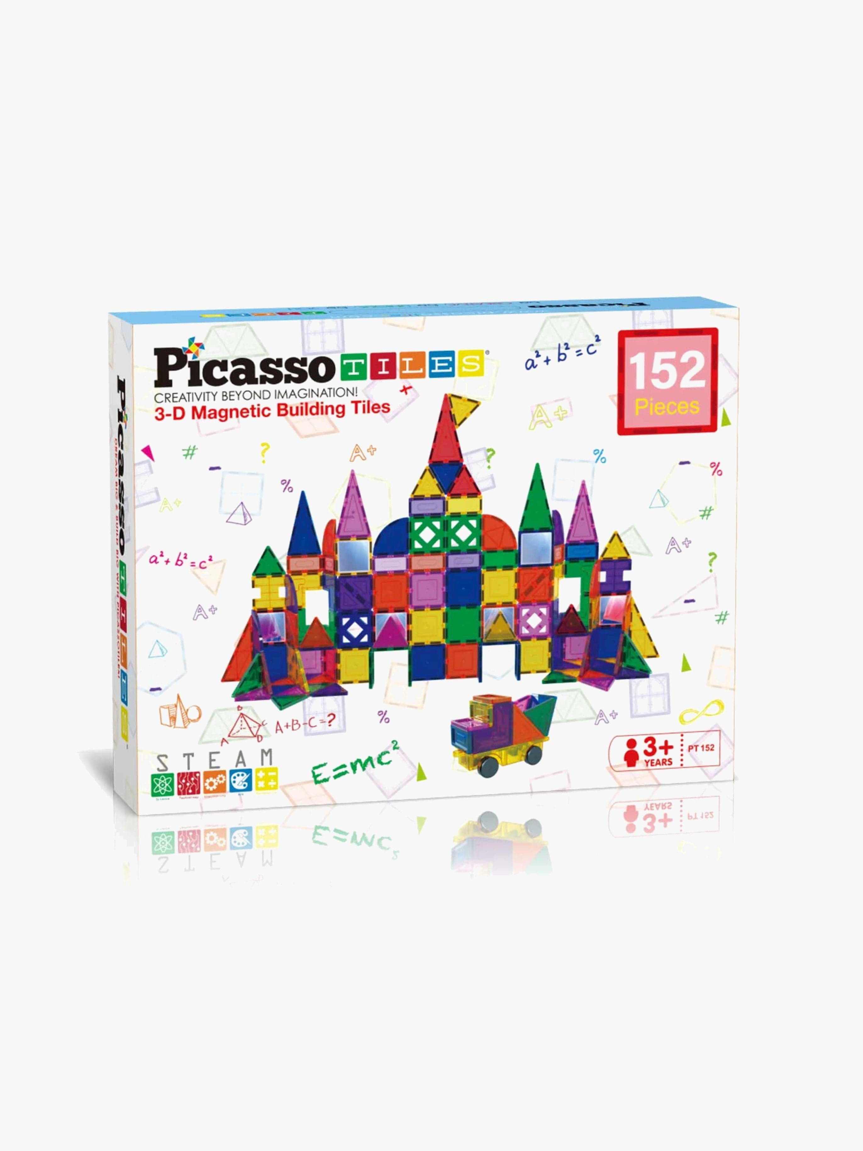 PicassoTiles Magneettinen Rakennussarja 152