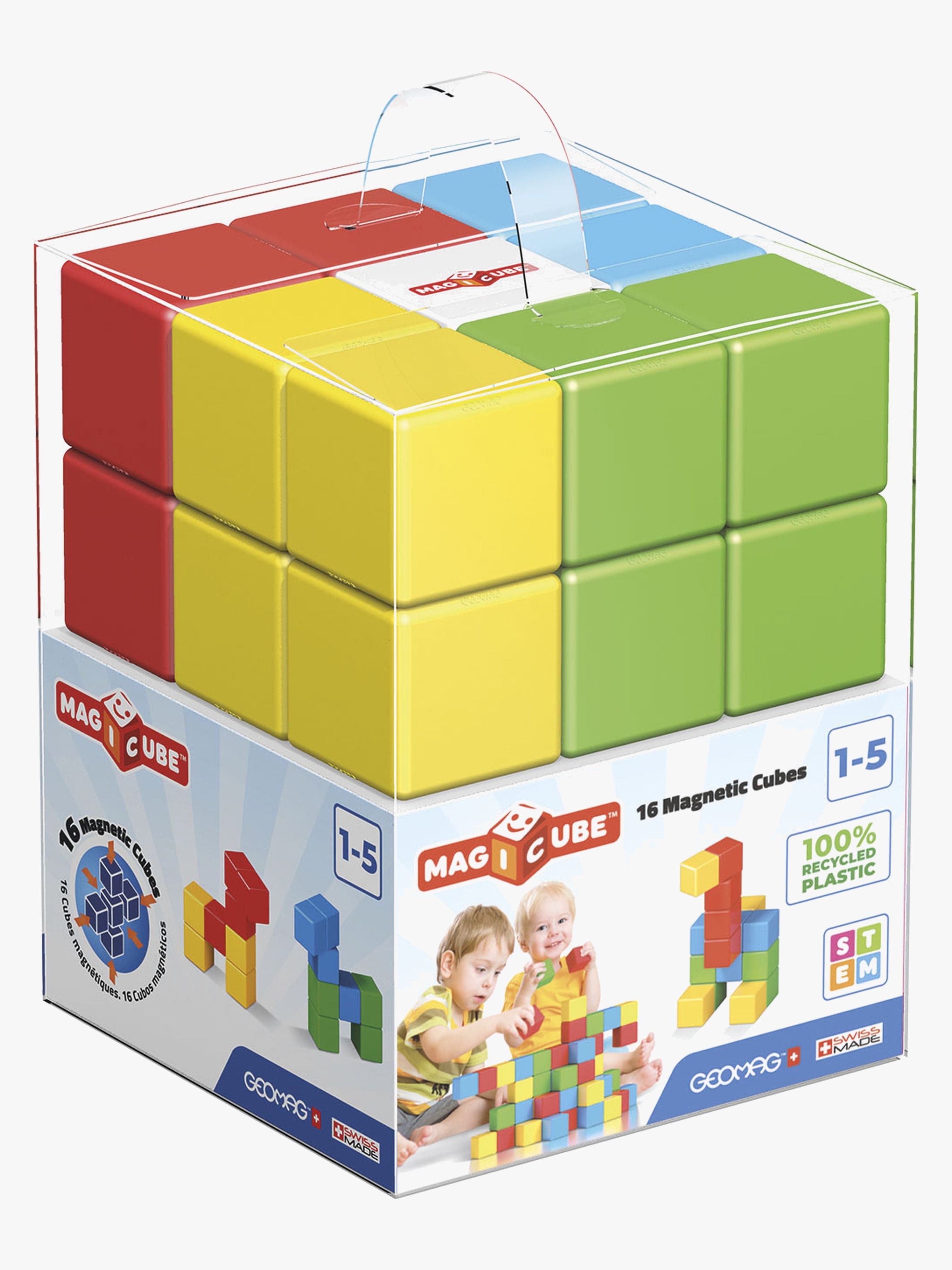 Geomag Magicube Rakennussarja Full Color Crystal 16 Osaa