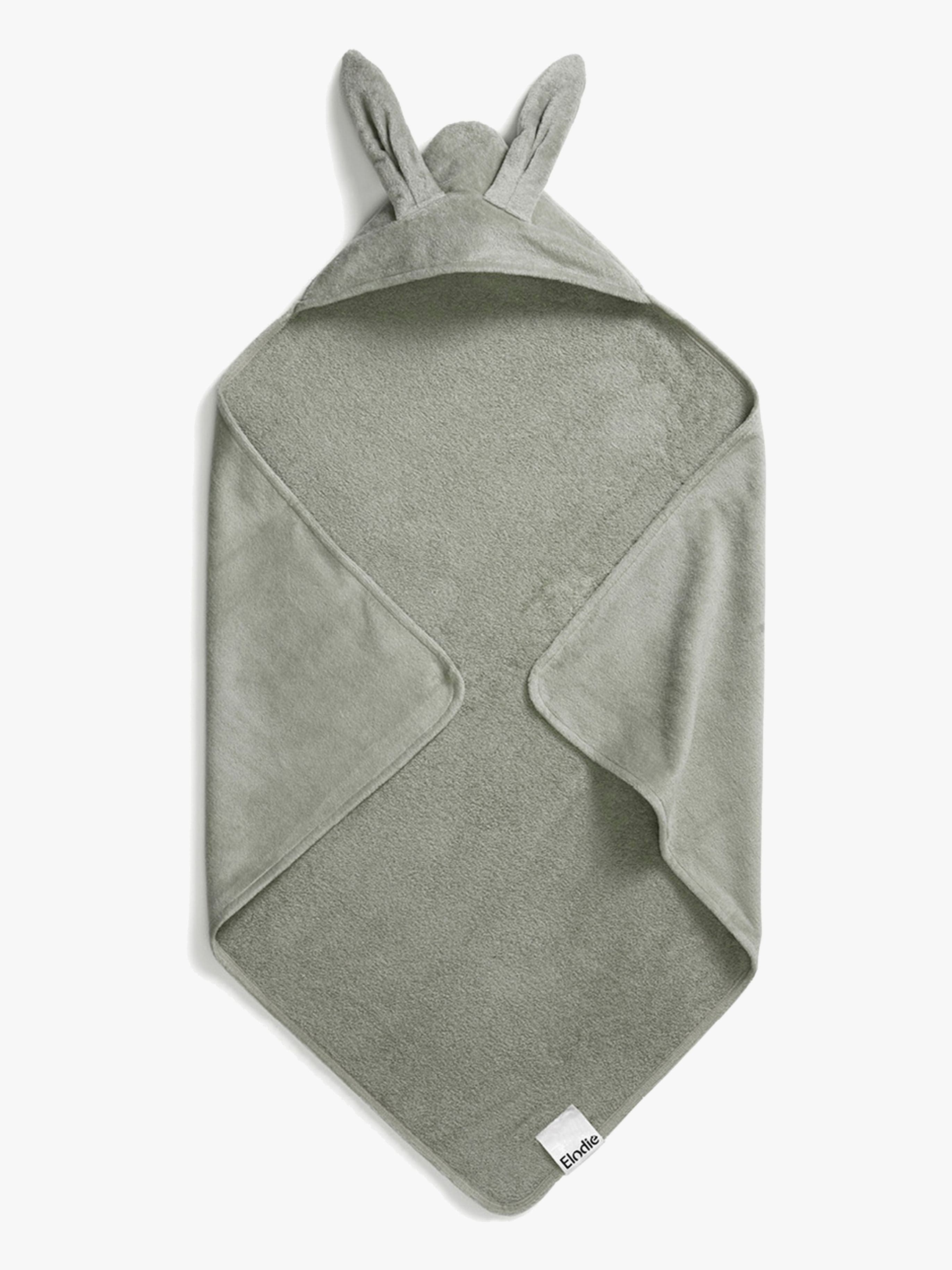 Elodie Huppupyyhe Baby, Mineral Green Bunny