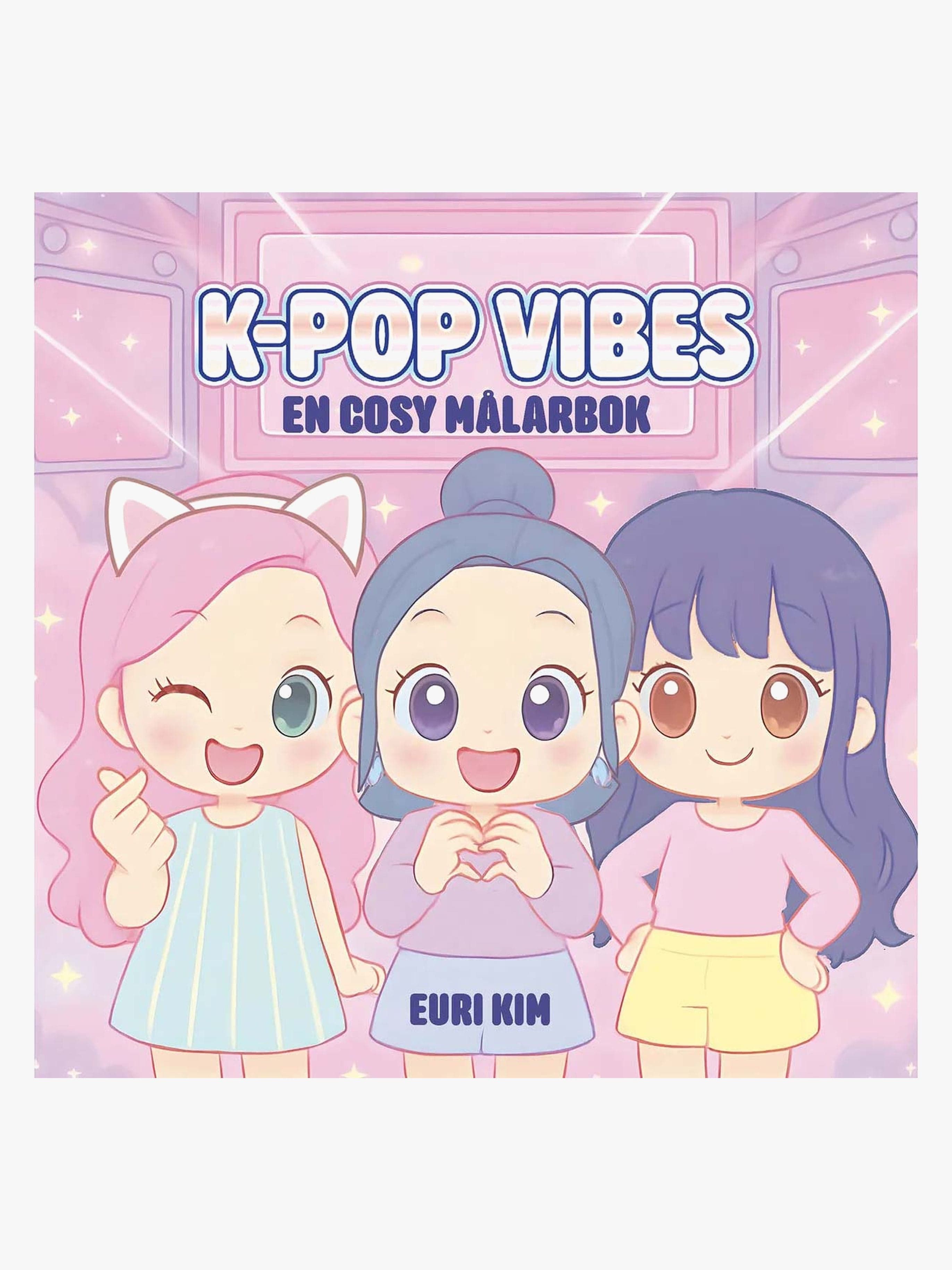 Tukan Förlag Cozy Värityskirja K-pop Vibes