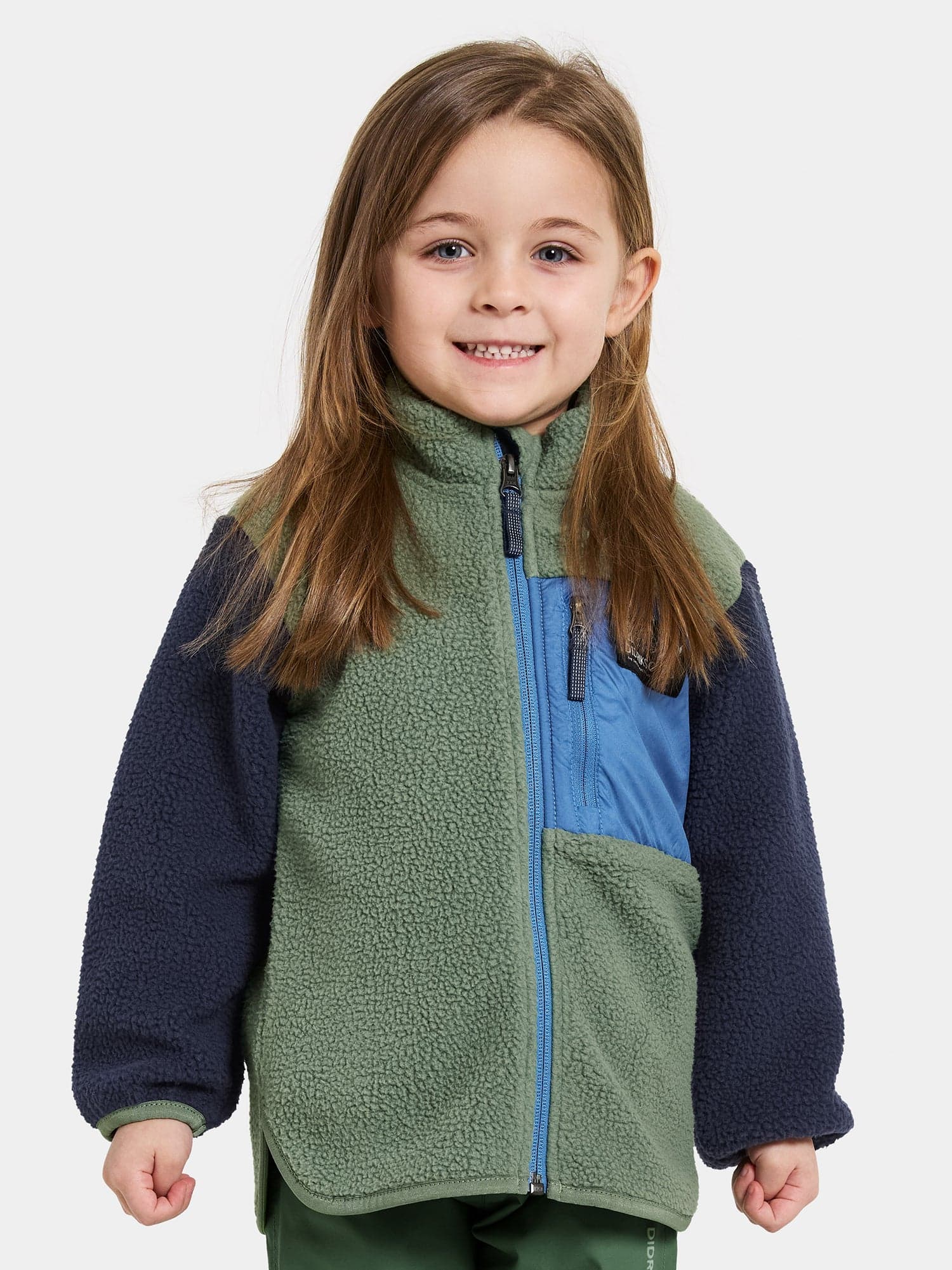 Didriksons Anten Teddytakki, Light Moss, 130