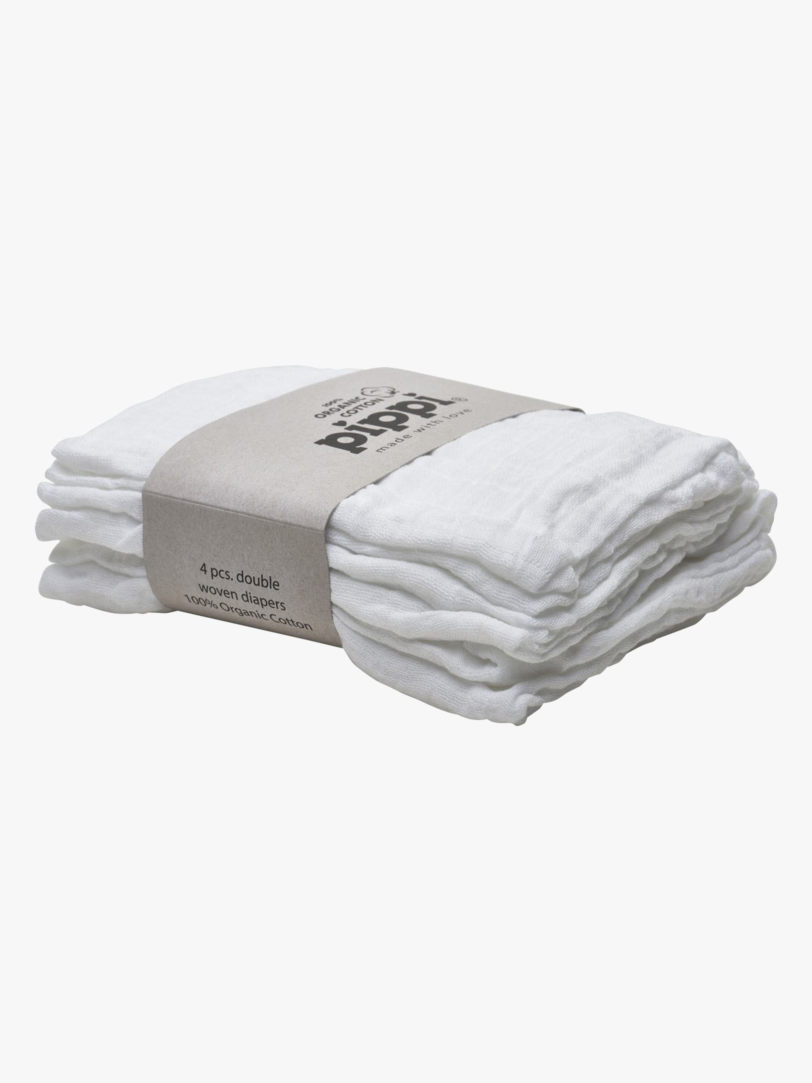 Pippi Musliiniliinat 4-pack, White