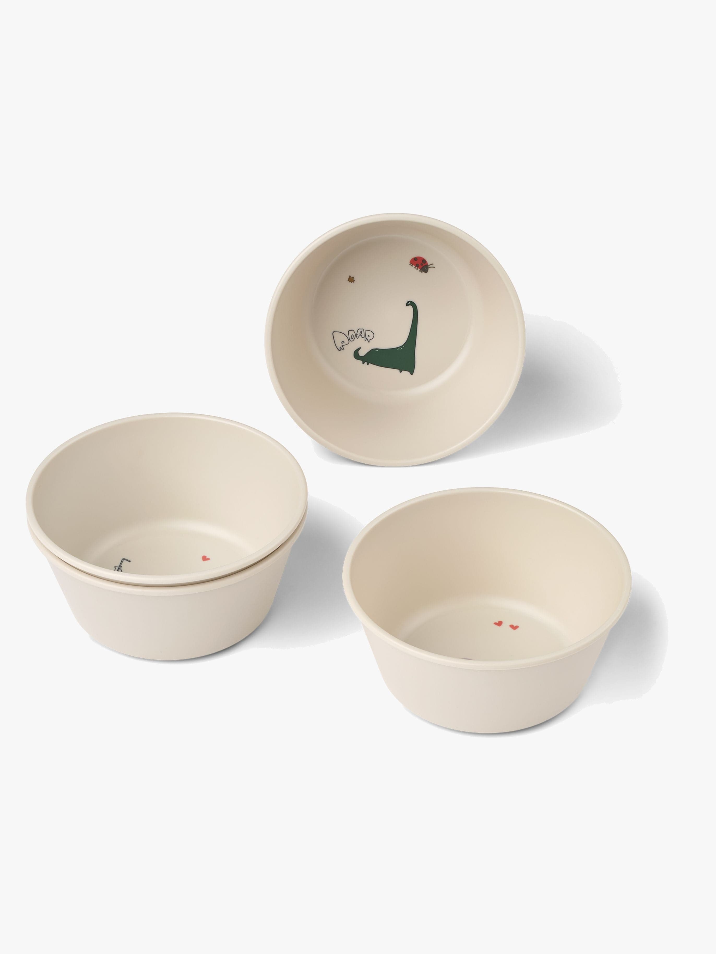LIEWOOD Kulho 4-pack, Tamtam/Sandy