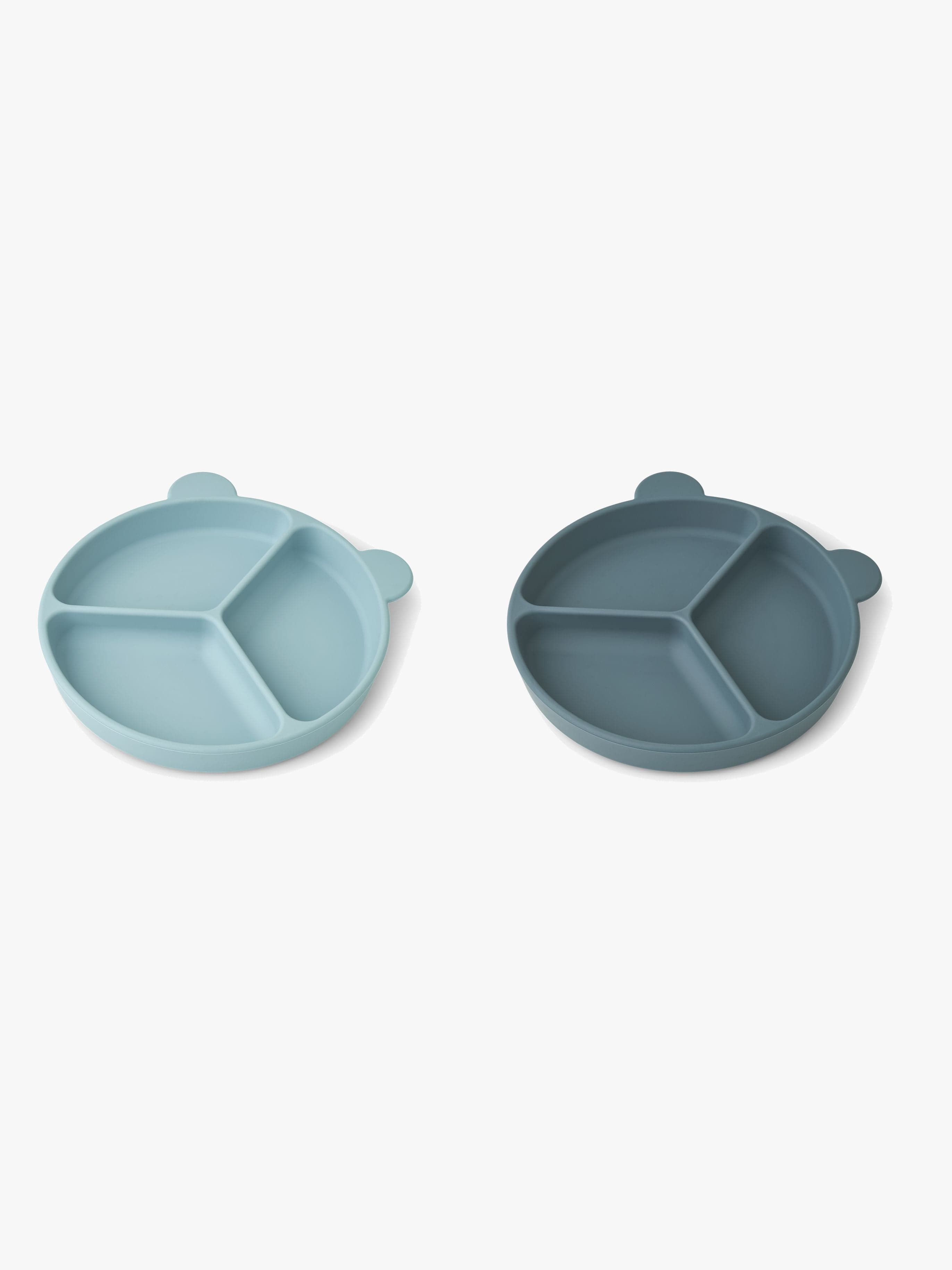 LIEWOOD Stacy Jaettu Lautanen 2-pack, Sea Blue/Whale Blue