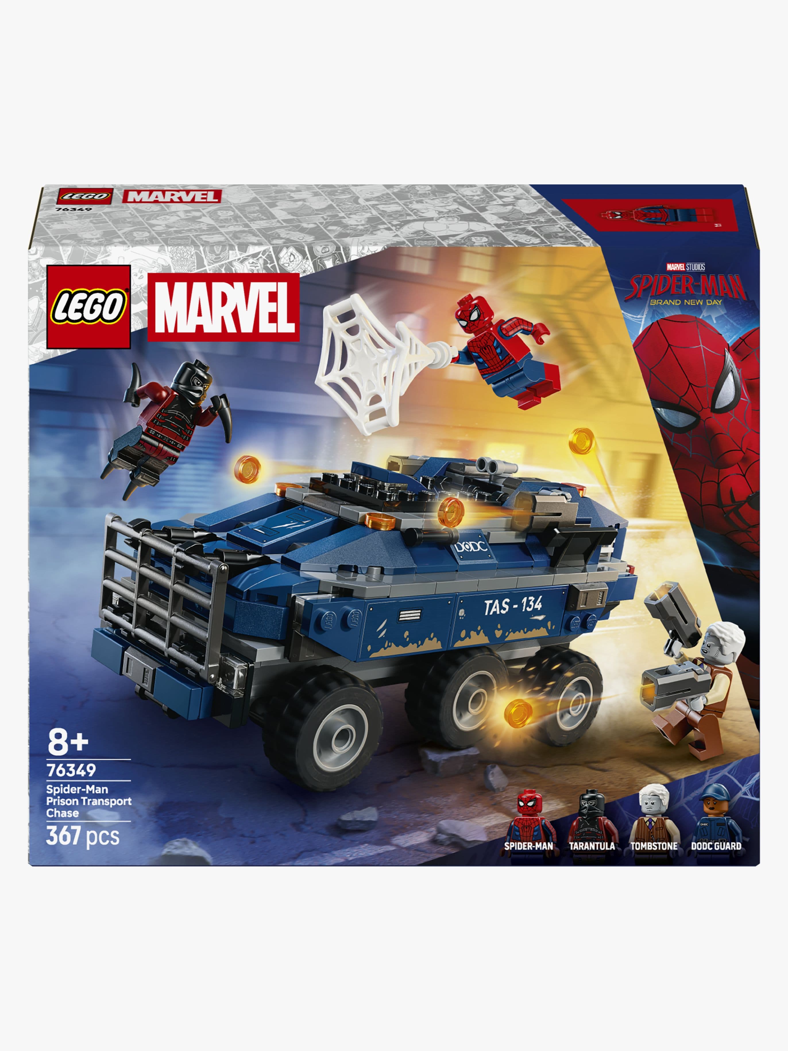 LEGO Super Heroes 76349 Spider-Man ja vankilakuljetuksen takaa-ajo