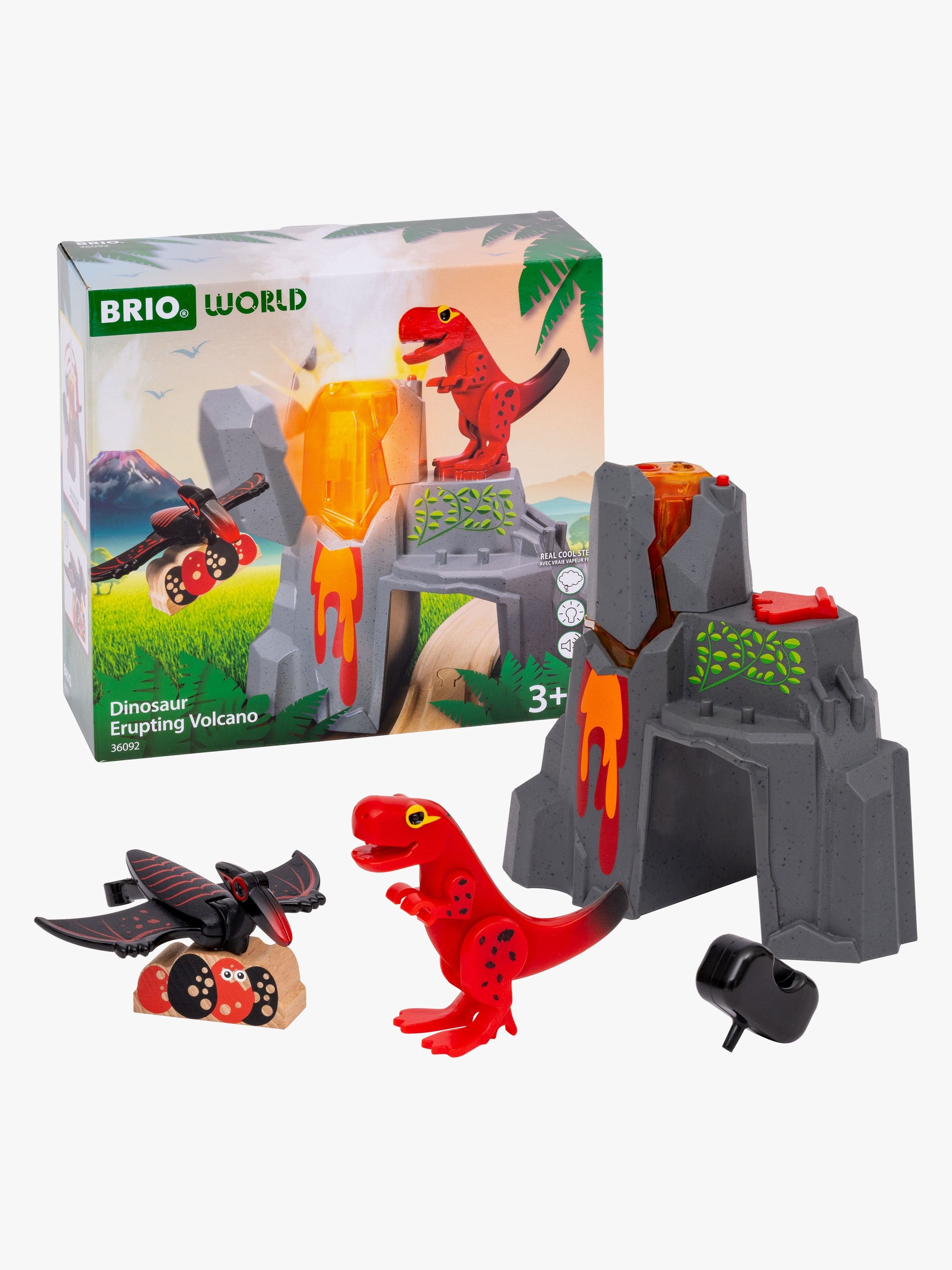 BRIO World 36092 Tulivuorenpurkaus + Dinosaurus