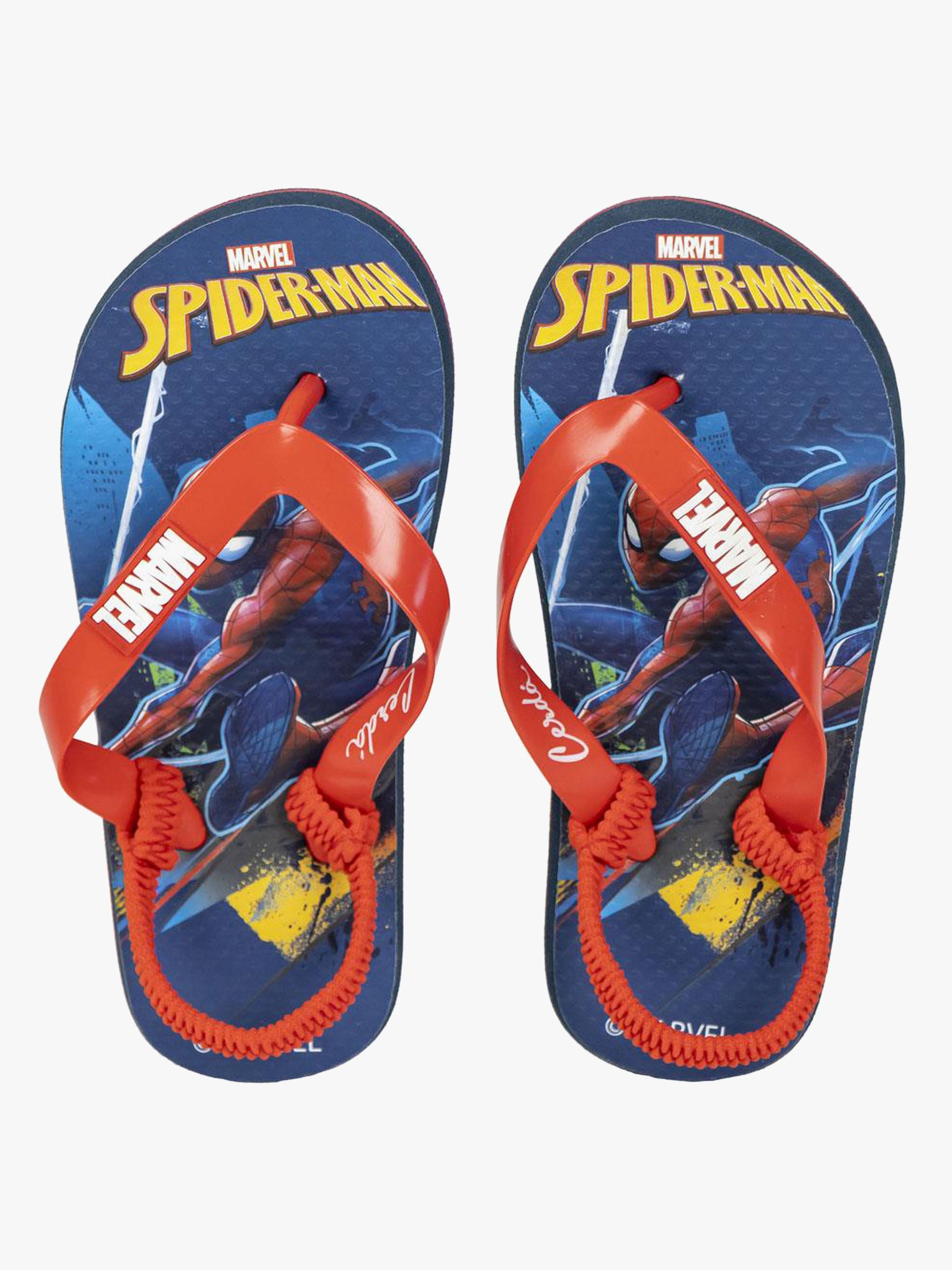 Spider-Man Varvastossut + Kantaremmi, Tummansininen, 30-31