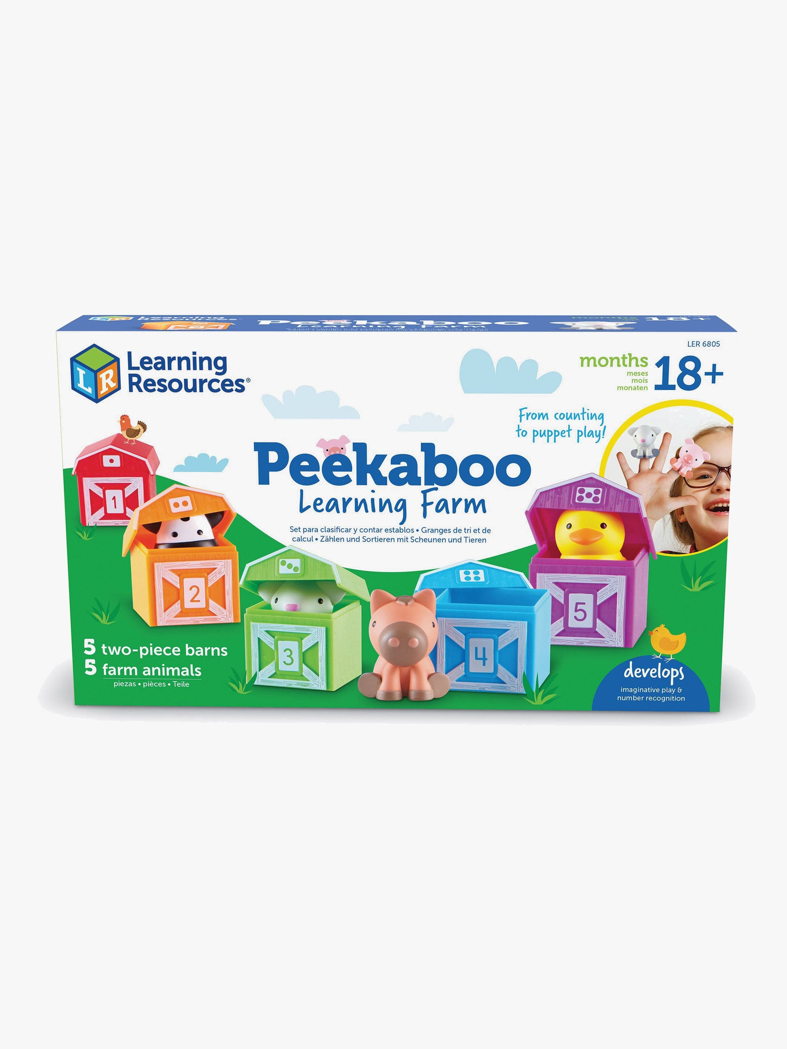 Learning Resources Peekaboo Opettavainen Leikkisetti Maatila