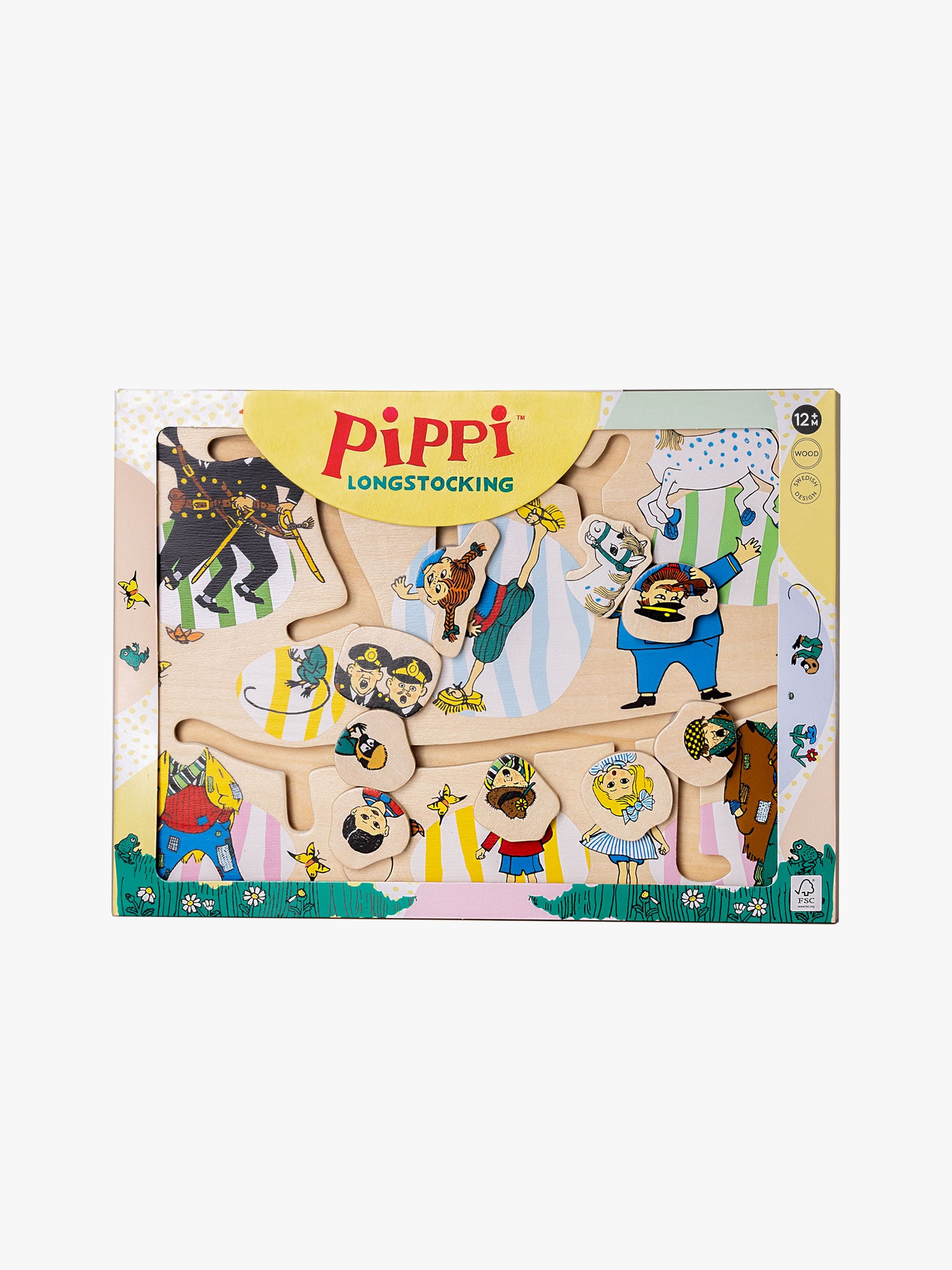 Peppi Pitkätossu Palapeli Labyrintti
