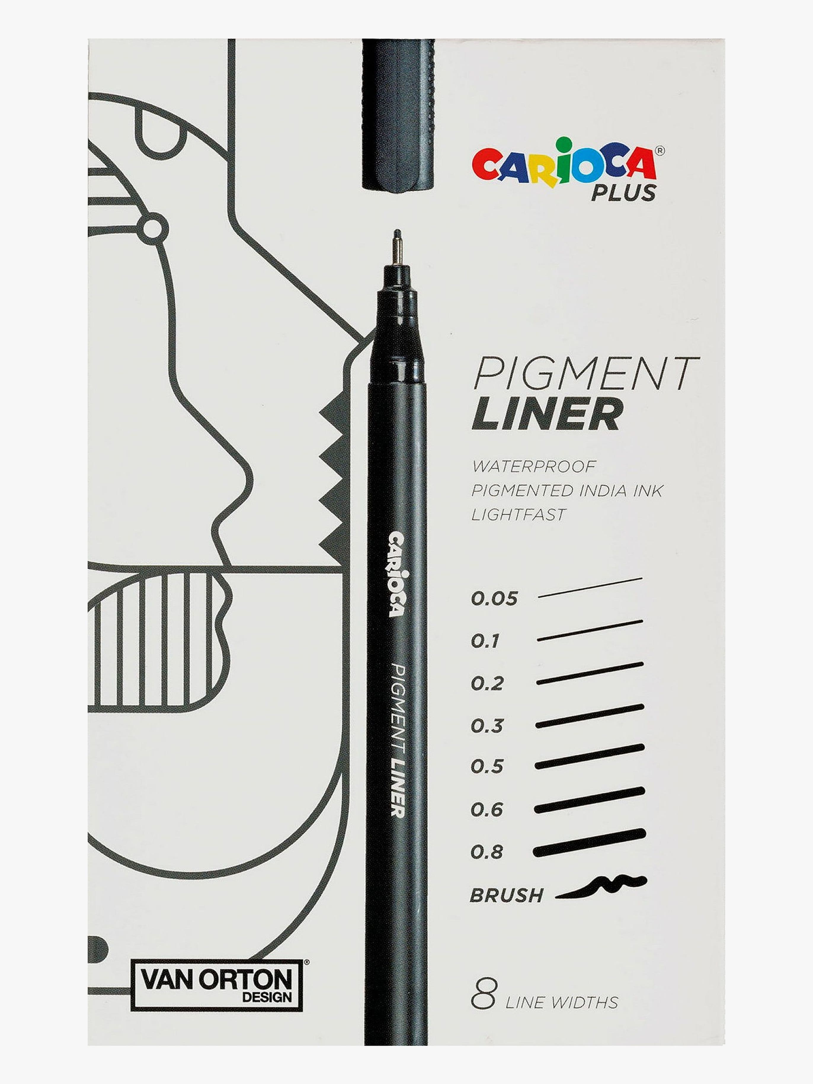 Carioca PLUS Pigmentliner 8-pack