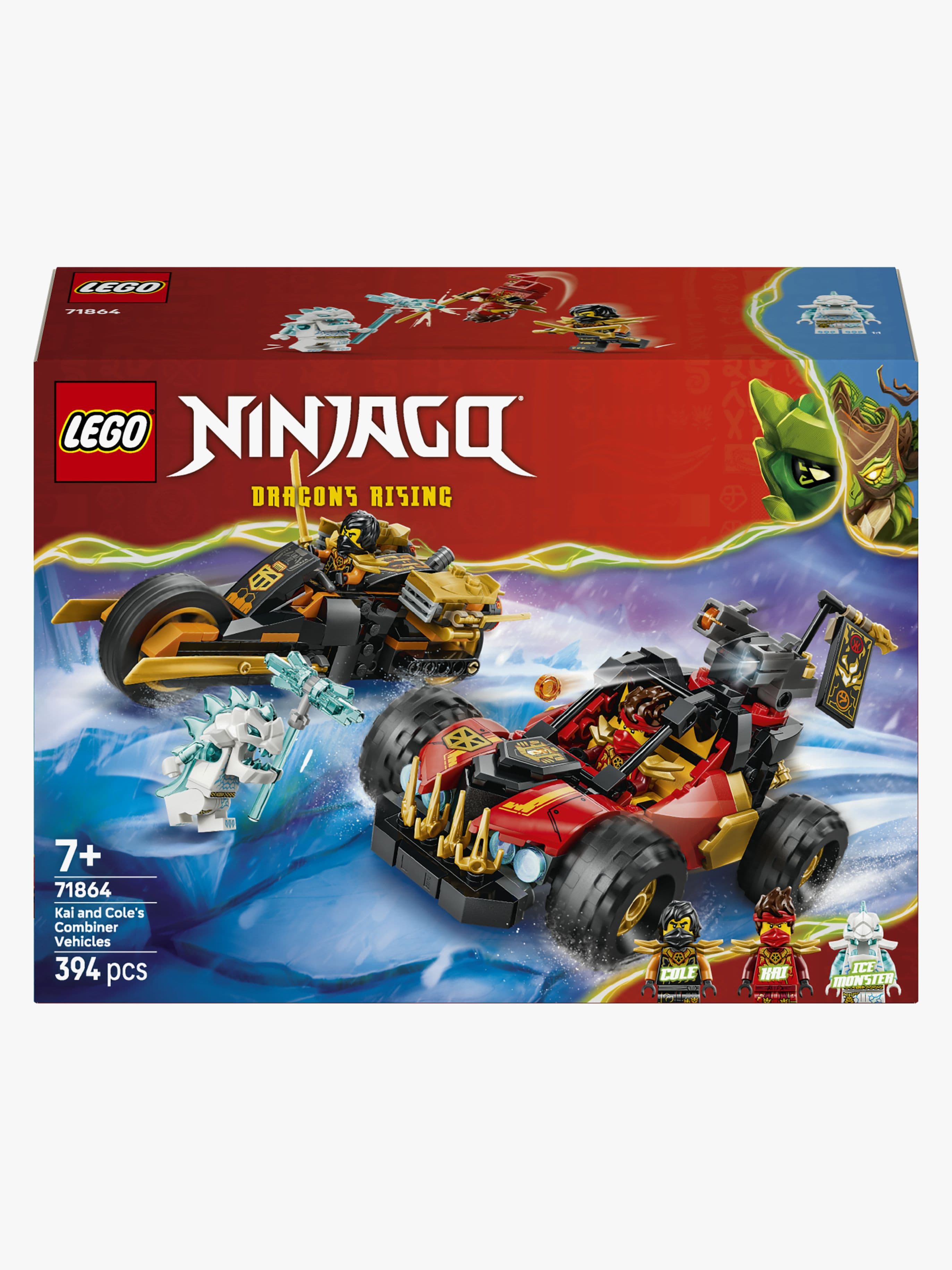 LEGO Ninjago 71864 Kain ja Colen yhdistelmäajoneuvot