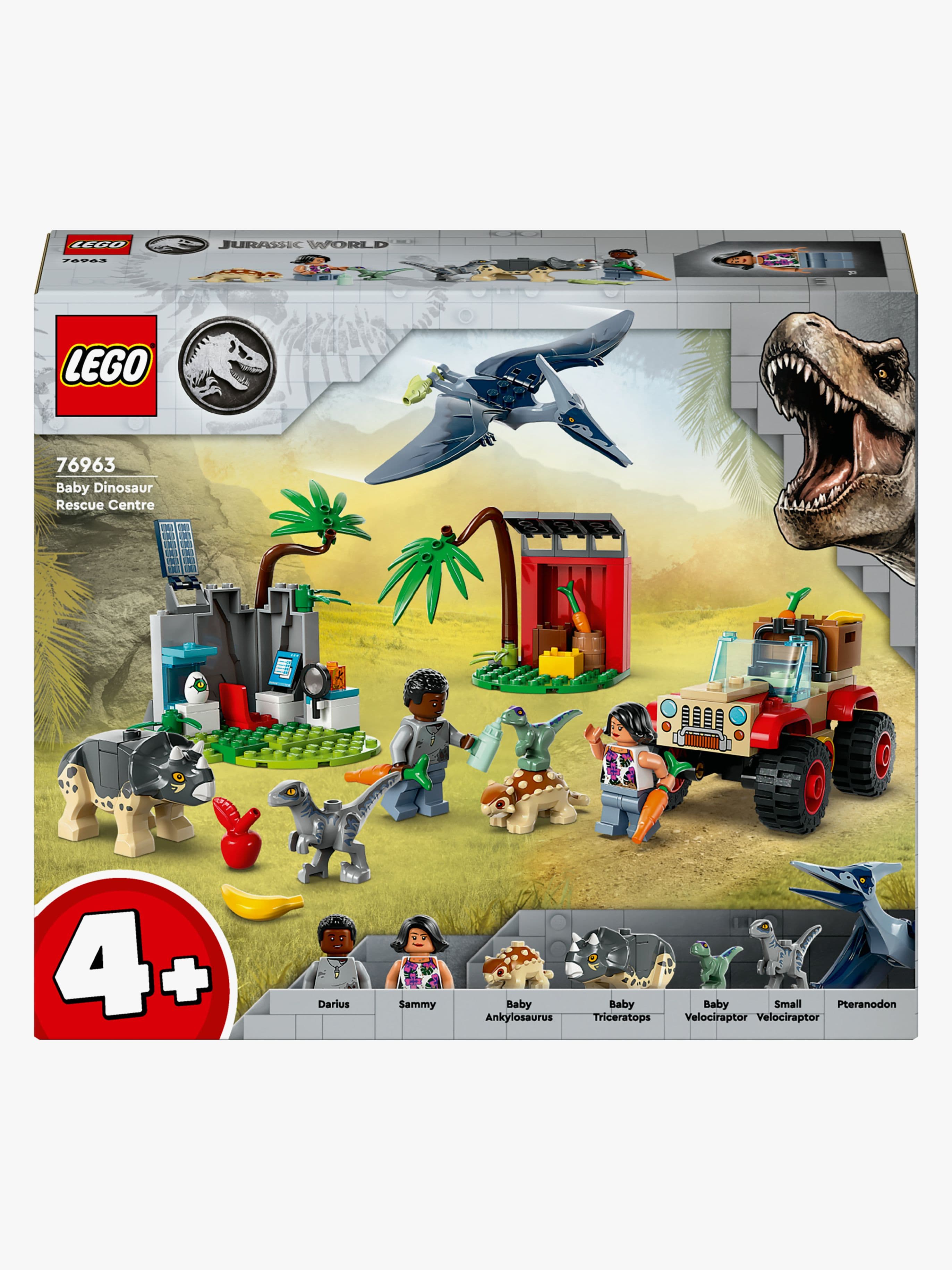 LEGO Jurassic World 76963 Dinosauruspoikasten pelastuskeskus